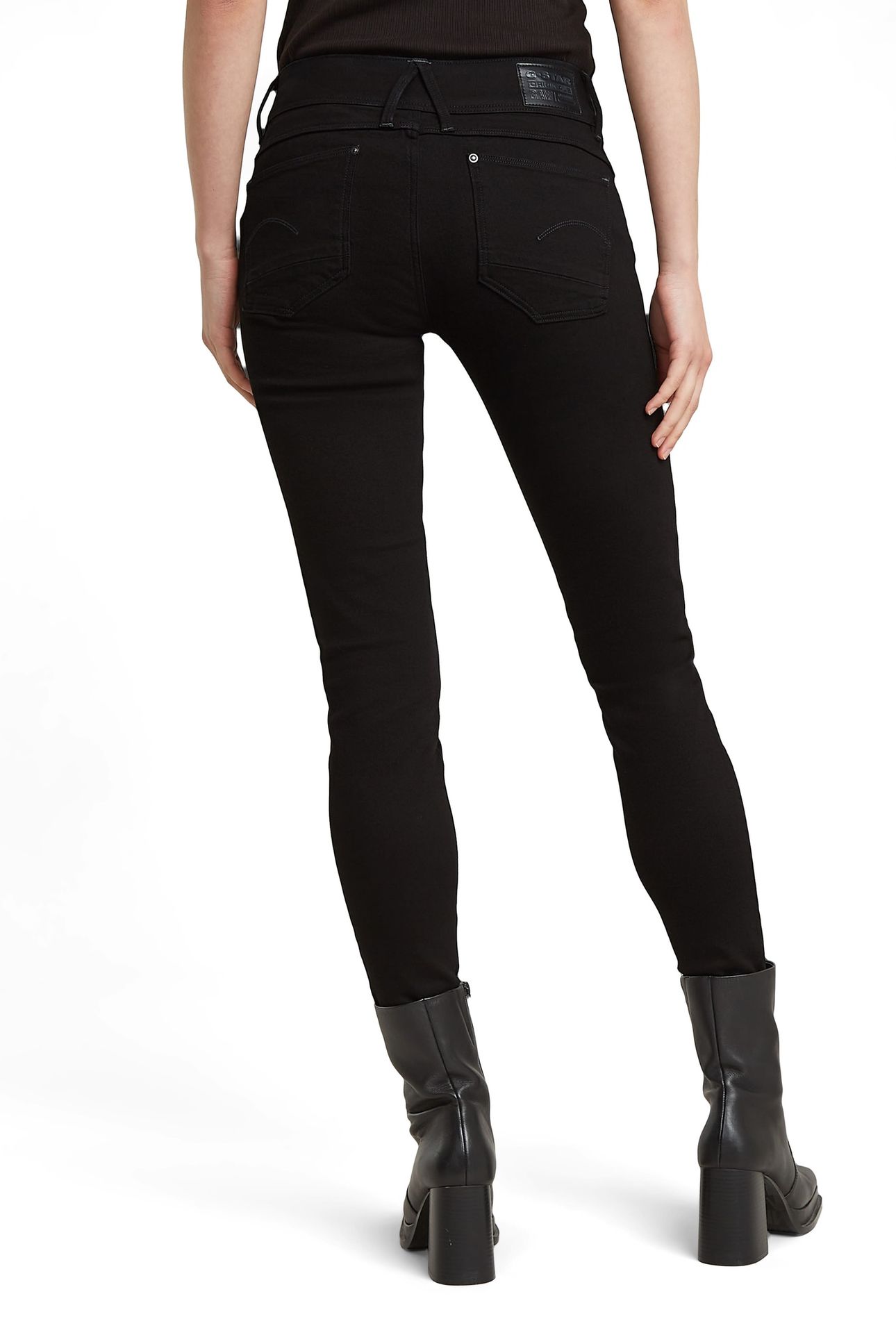 LYNN MID SKINNY PITCH BLACK 3