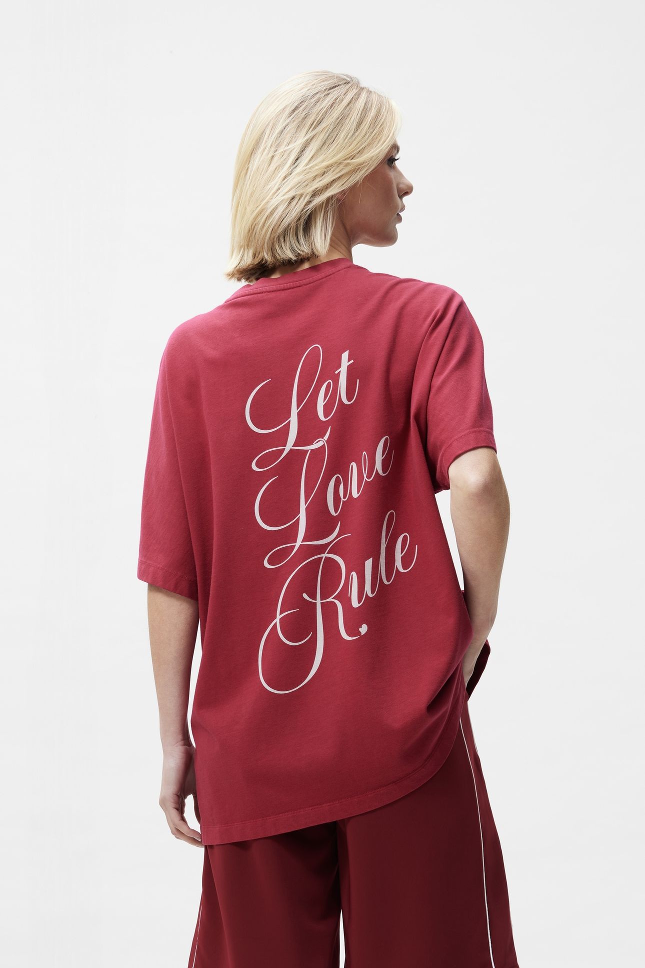 OVERSIZED GRAPHIC TSHIRT RHUBARB 3