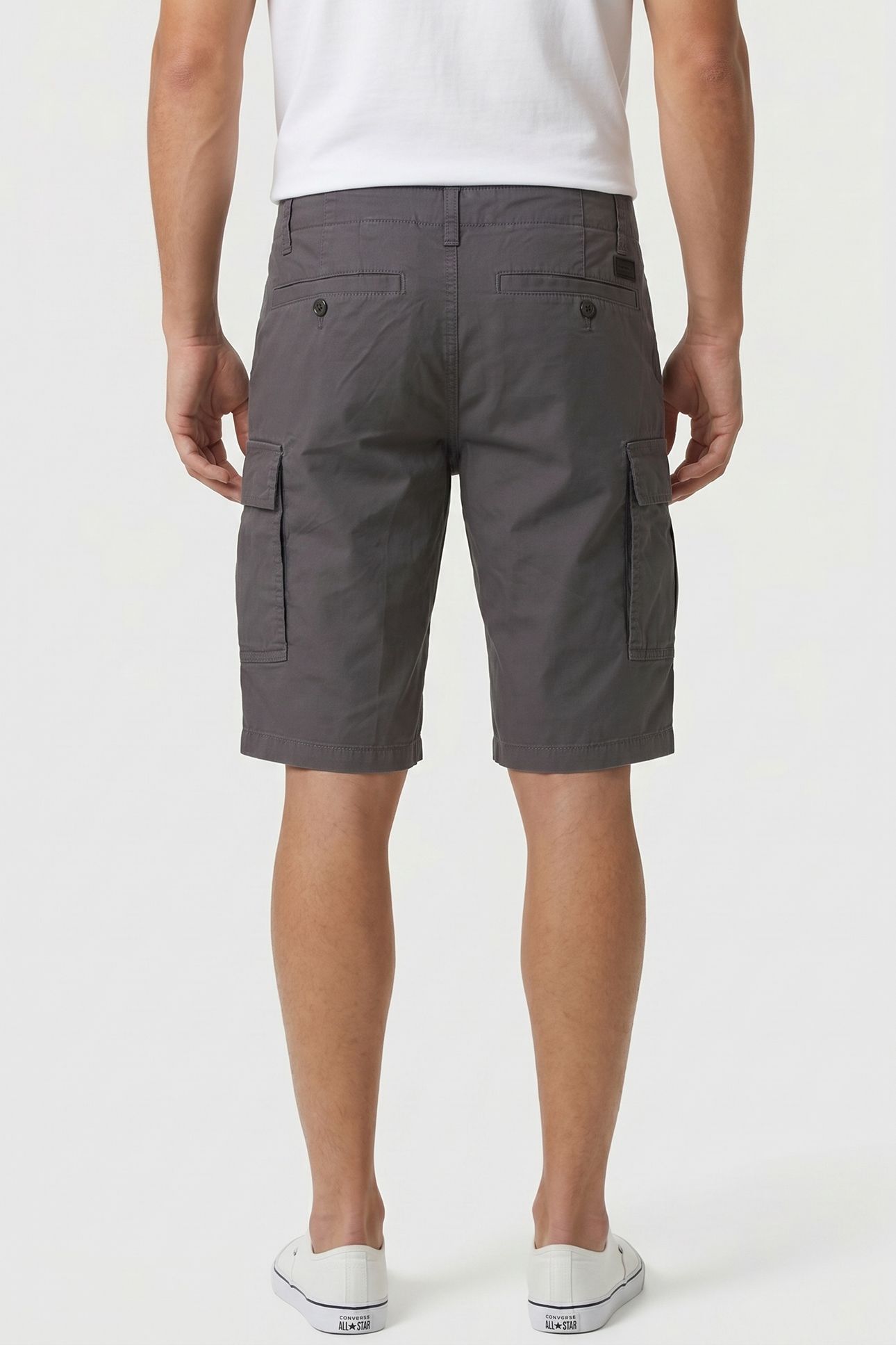 TWILL CARGO SHORT DARK GREY 3