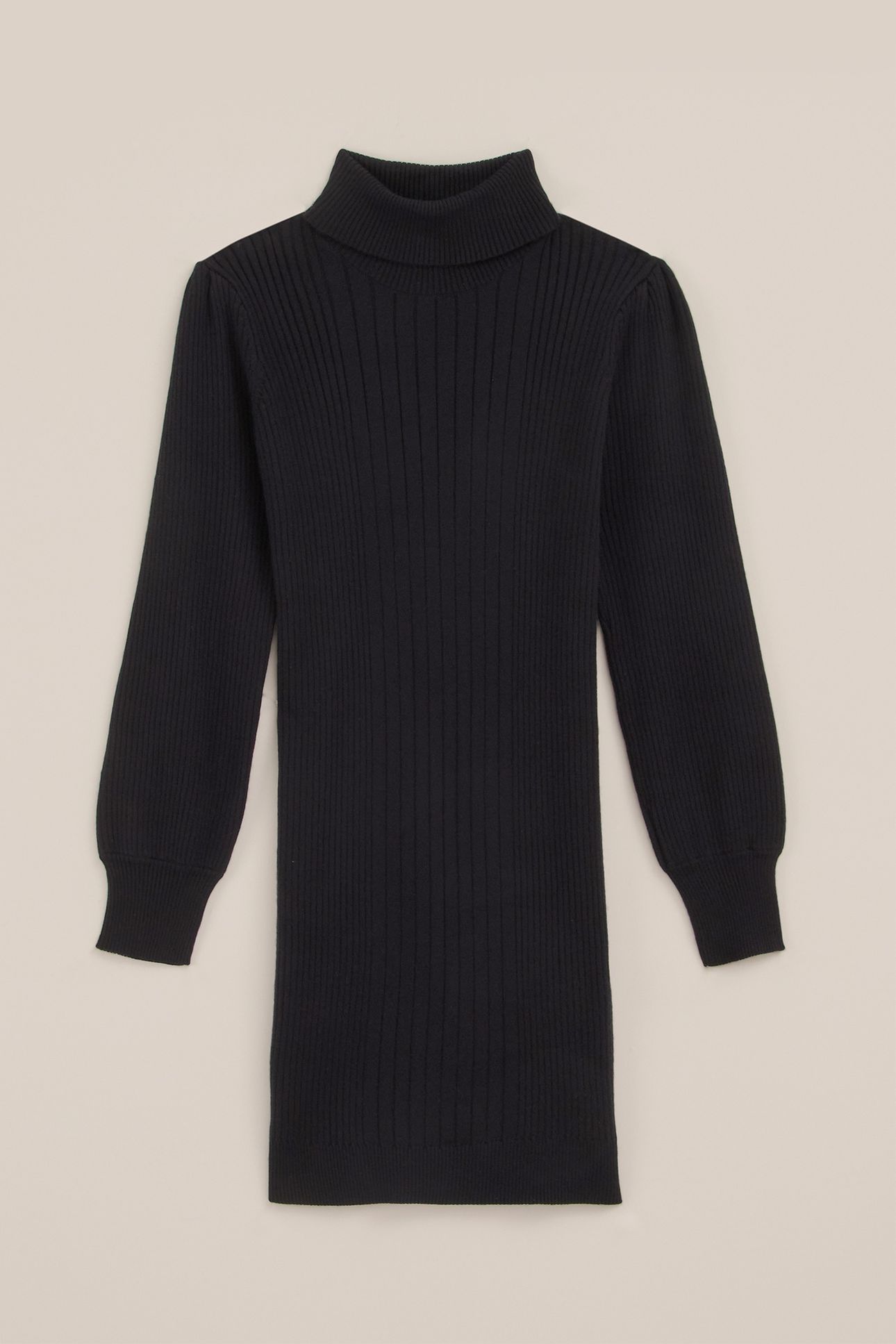 DRESS MID LENGTH BLACK 3