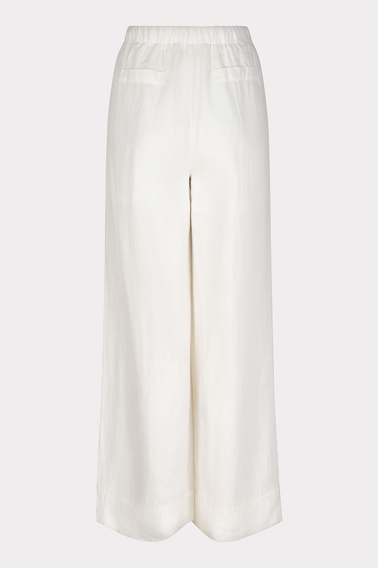 TROUSERS LINEN OFF WHITE 5