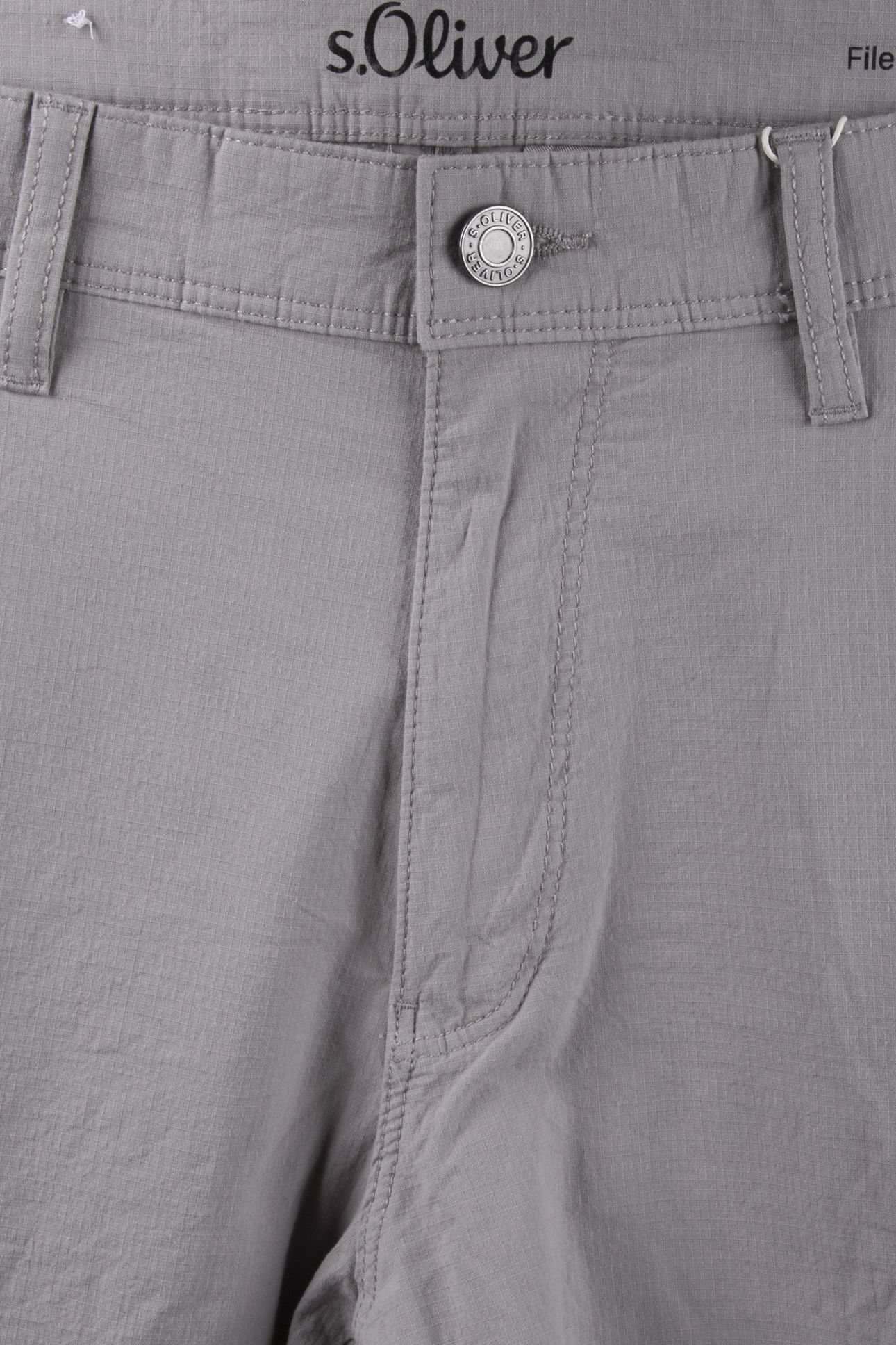 S.OLIVER SHORTS GREY/BLACK 4