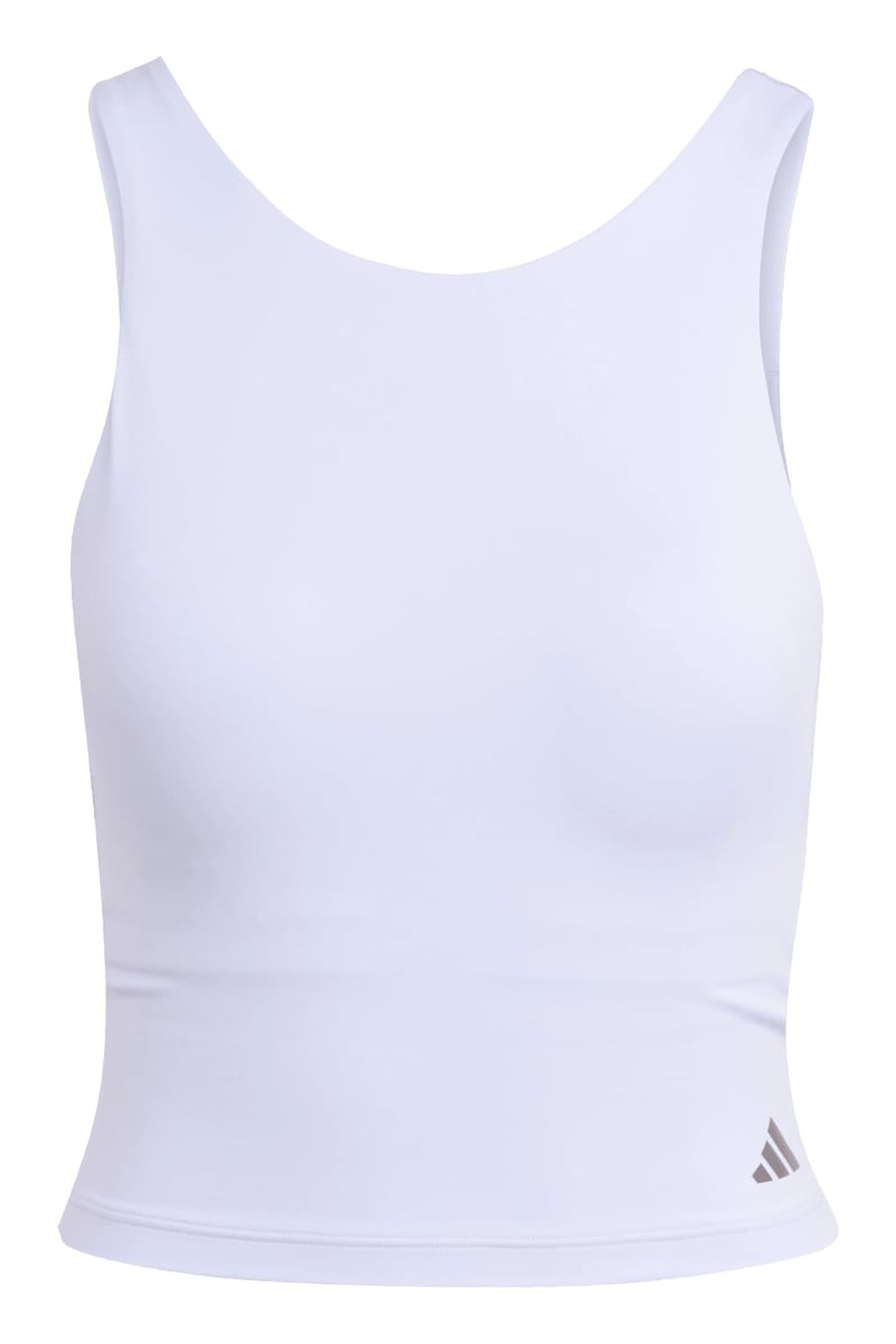 PERFORMANCE YOGA CROPPED TANK WITH INNER SHELF VIOLET TONE 4