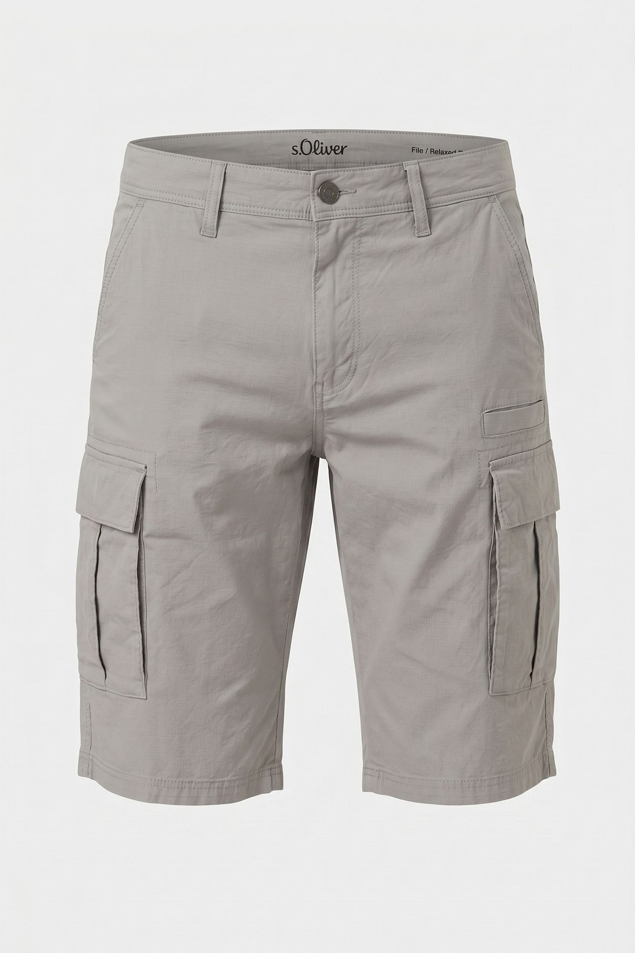 S.OLIVER SHORTS GREY/BLACK 3