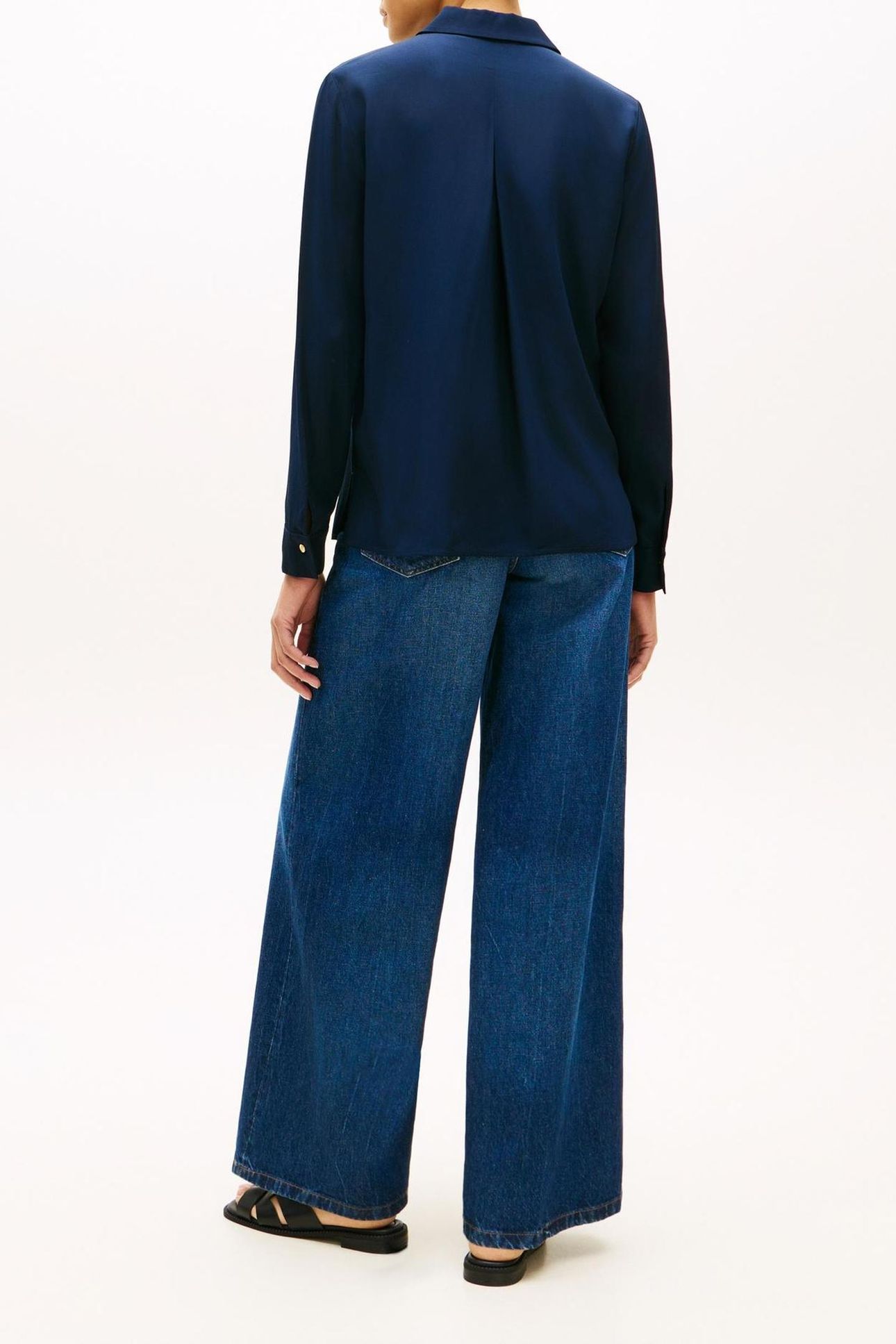 VIS TWILL BUTTON UP DARK NIGHT NAVY 3
