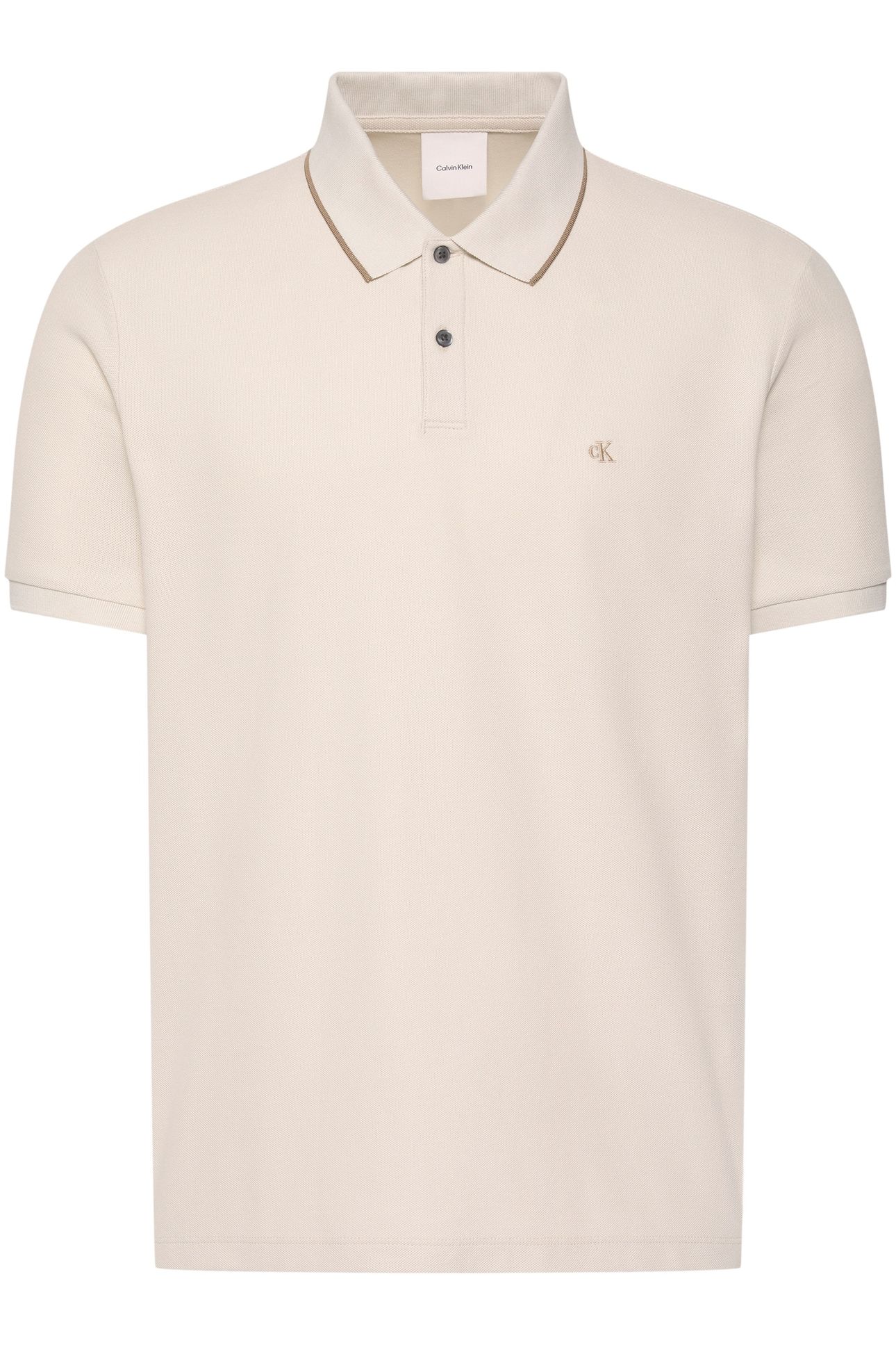 SS REFINED PIQUE TIP POLO OATMEAL 5
