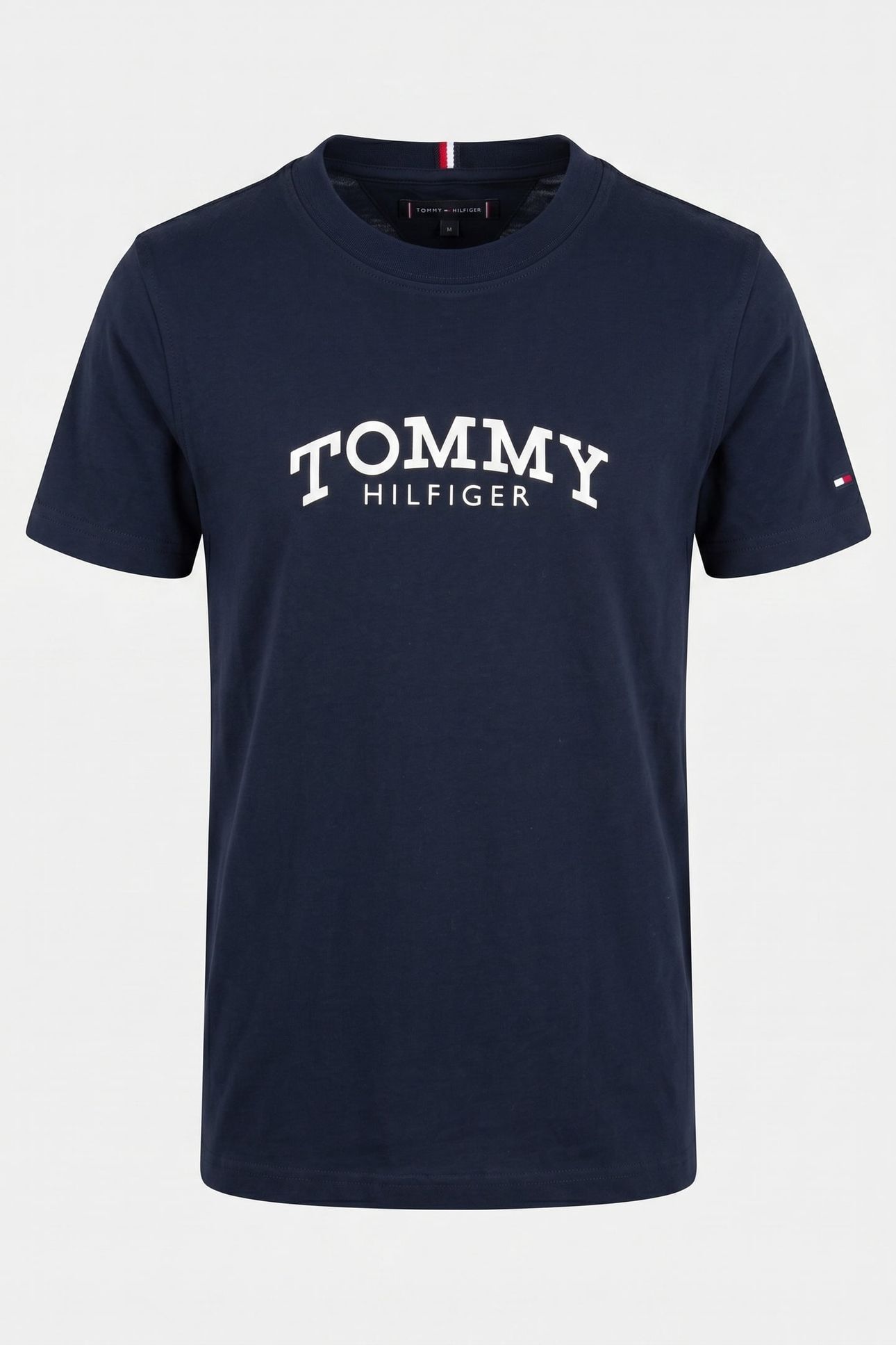 BOYS MONOTYPE PRINT GRAPHIC T-SHIRT DARK NIGHT NAVY 2