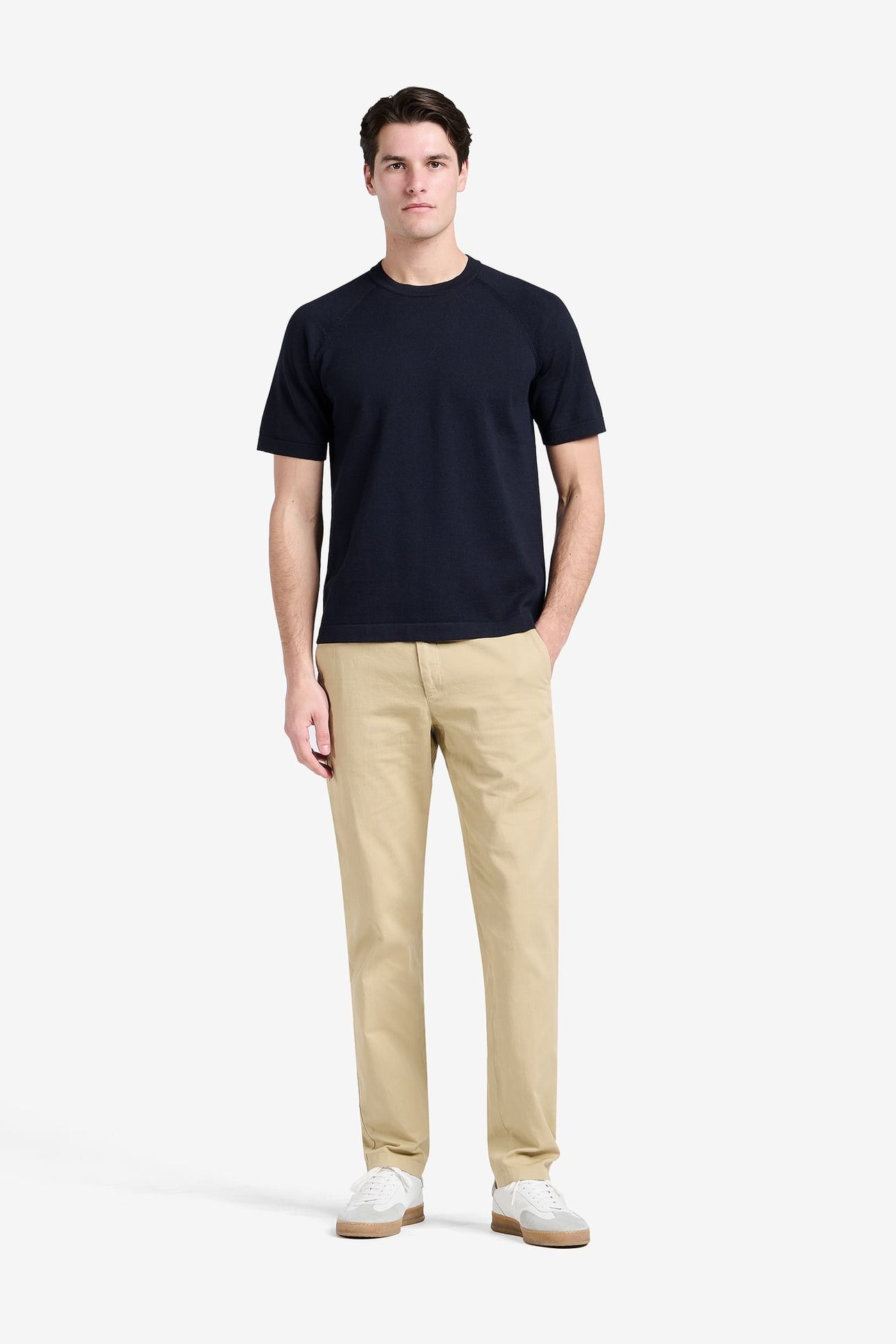 DIEGO COTTON-LINEN STRETCH TAUPE 2