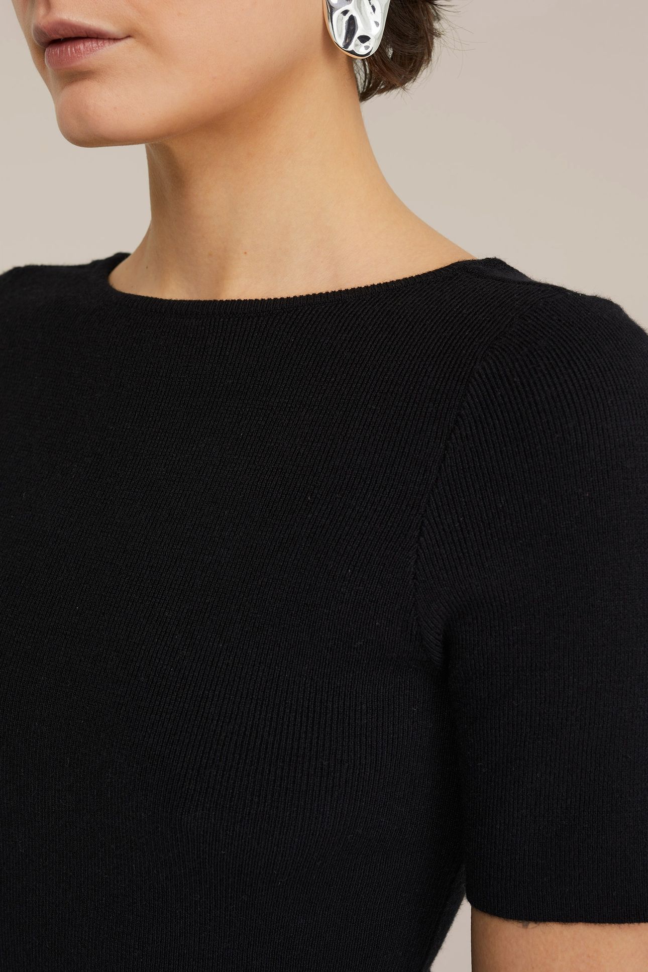 KNITTED PULLOVER BLACK 5