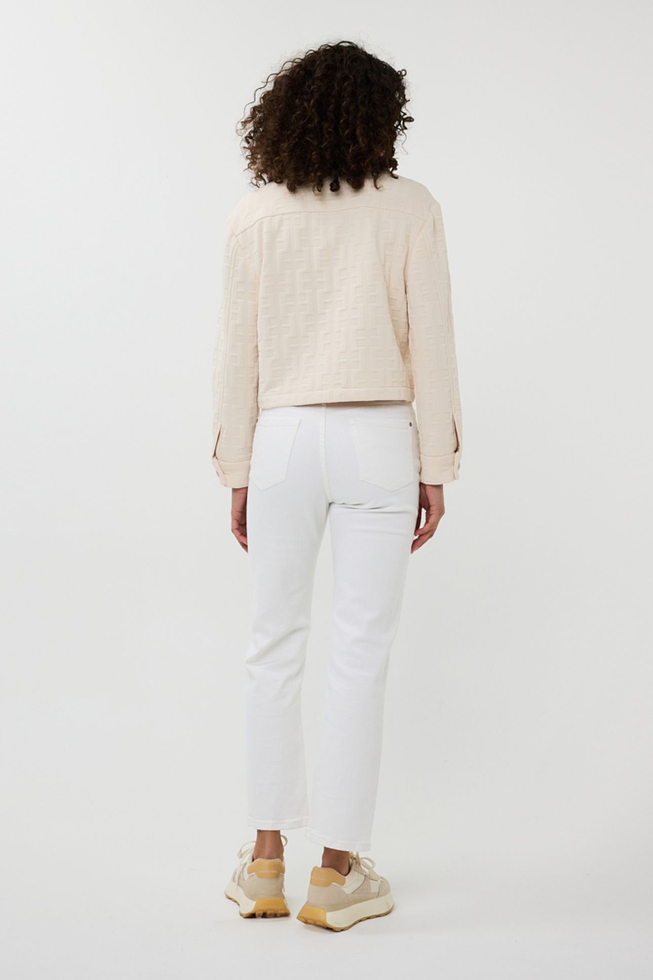 JACKET FANCY GRAPHIC PRINT SAND 5