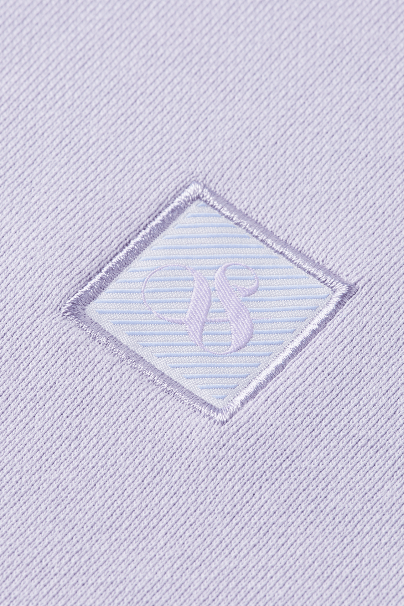 REGULAR-FIT LOGO BADGE HOODIE LANGUID LAVENDER 3