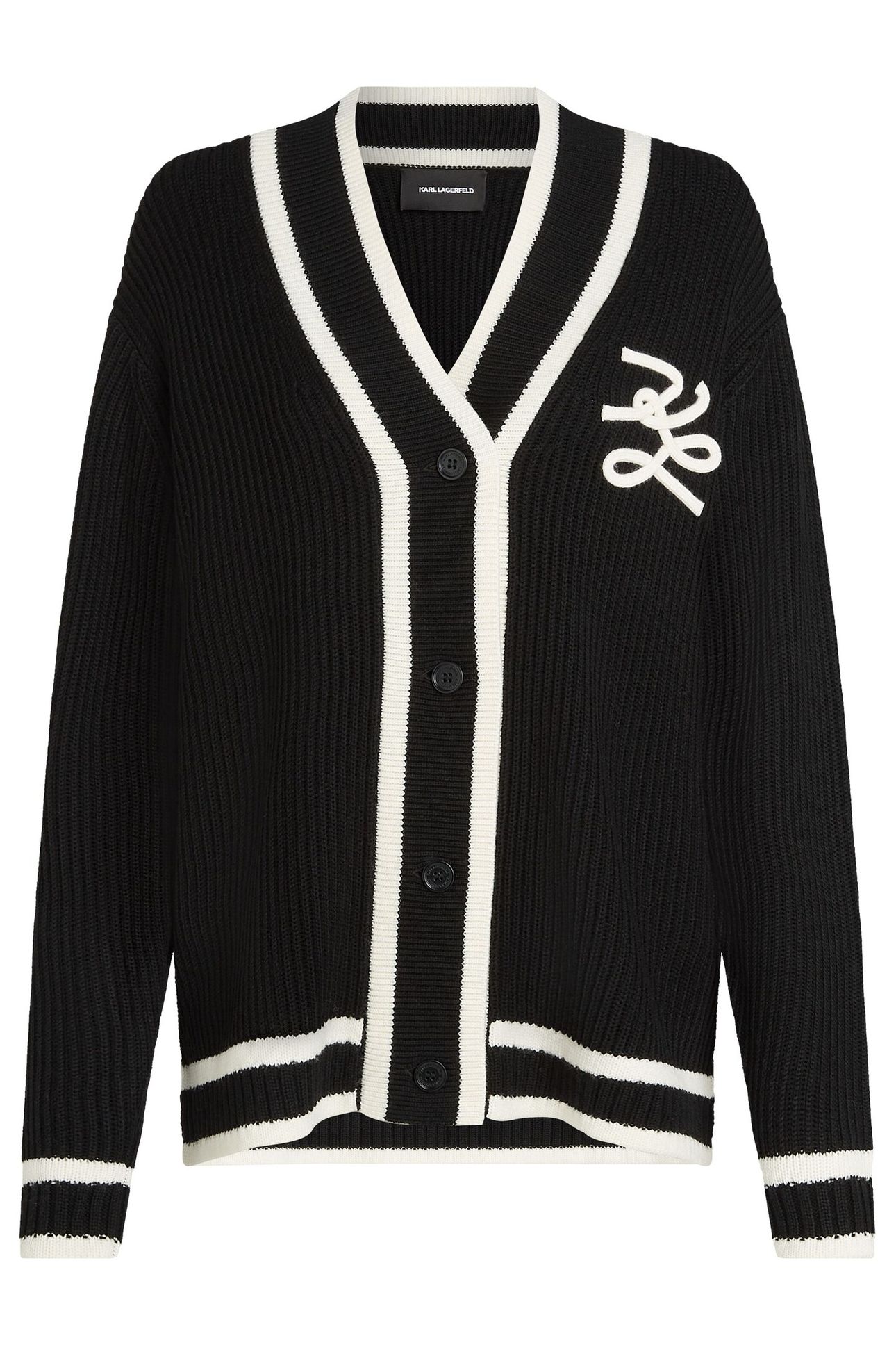 SOUTACHE AUTOGRAPH CARDIGAN BLACK 4