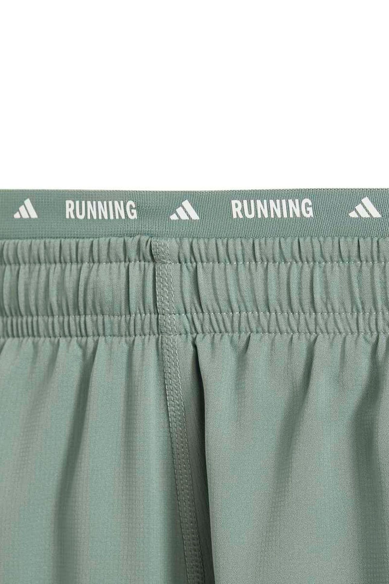 UNISEX PERFORMANCE OWN THE RUN 3 STRIPES 2IN1 SHORT SILVER G 2