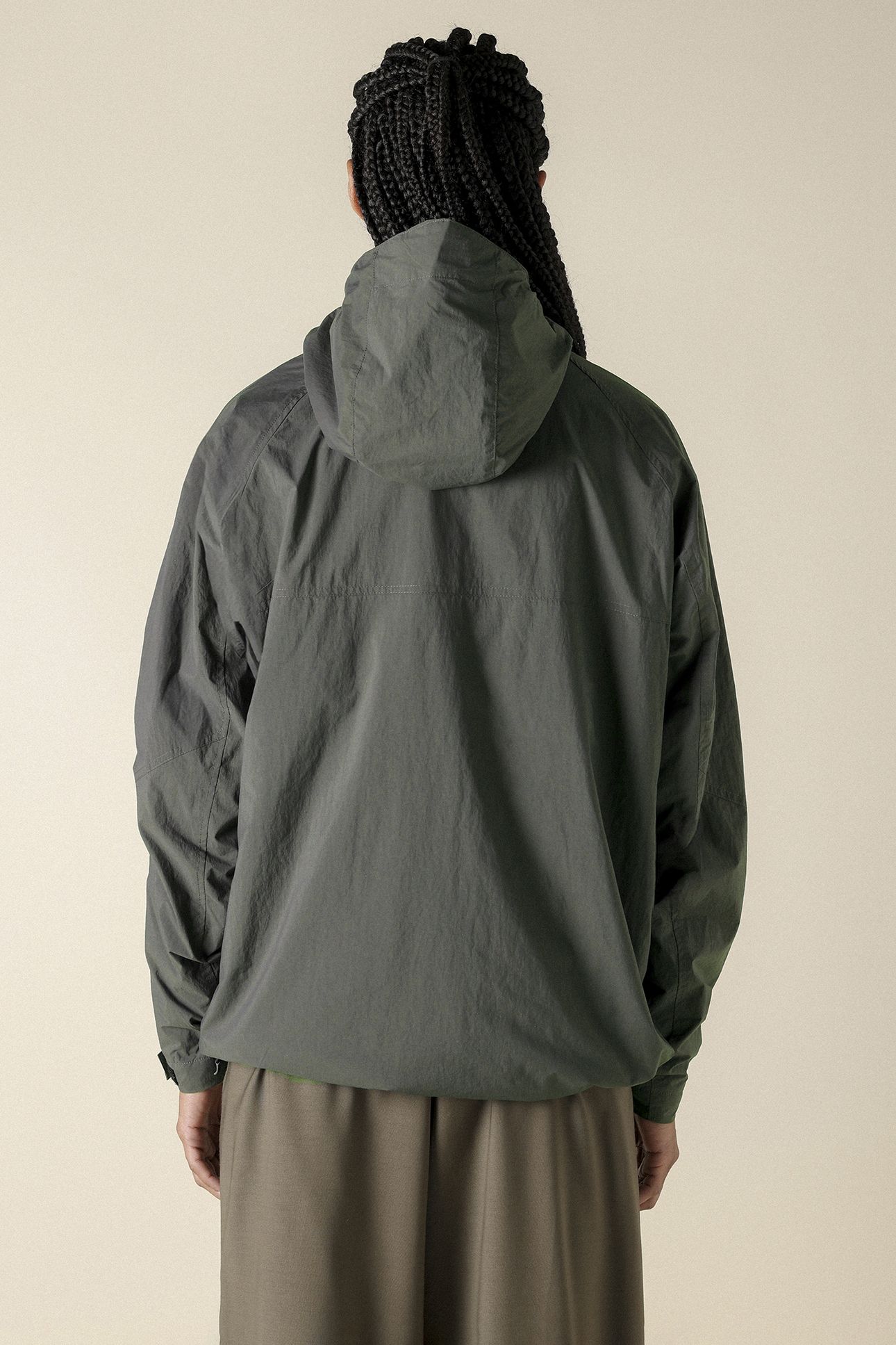 UNISEX SL BT THERM MESH HOODY JACKET ASH BLACK 2