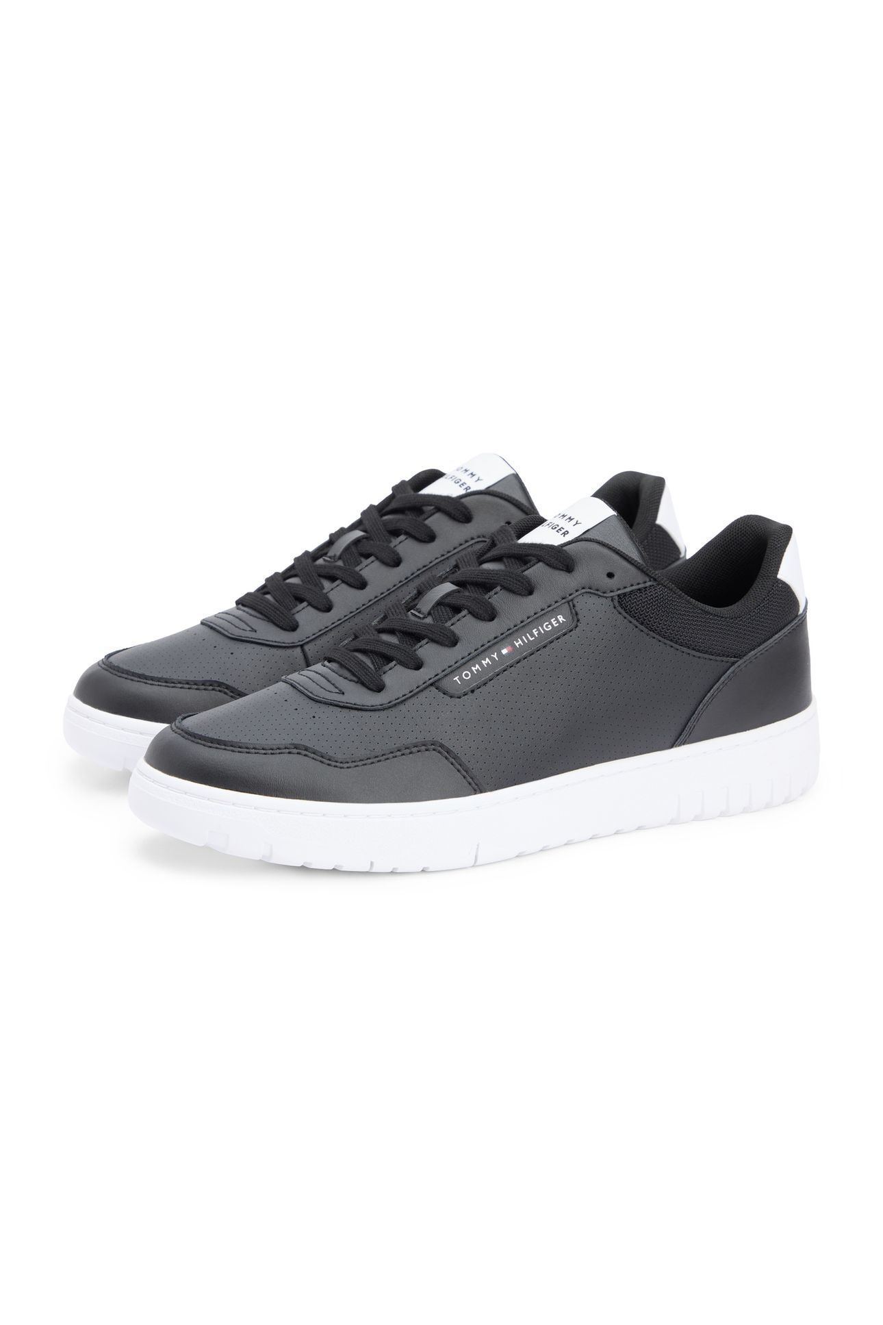 BASKET CORE LITE LEATHER SHOES BLACK 3
