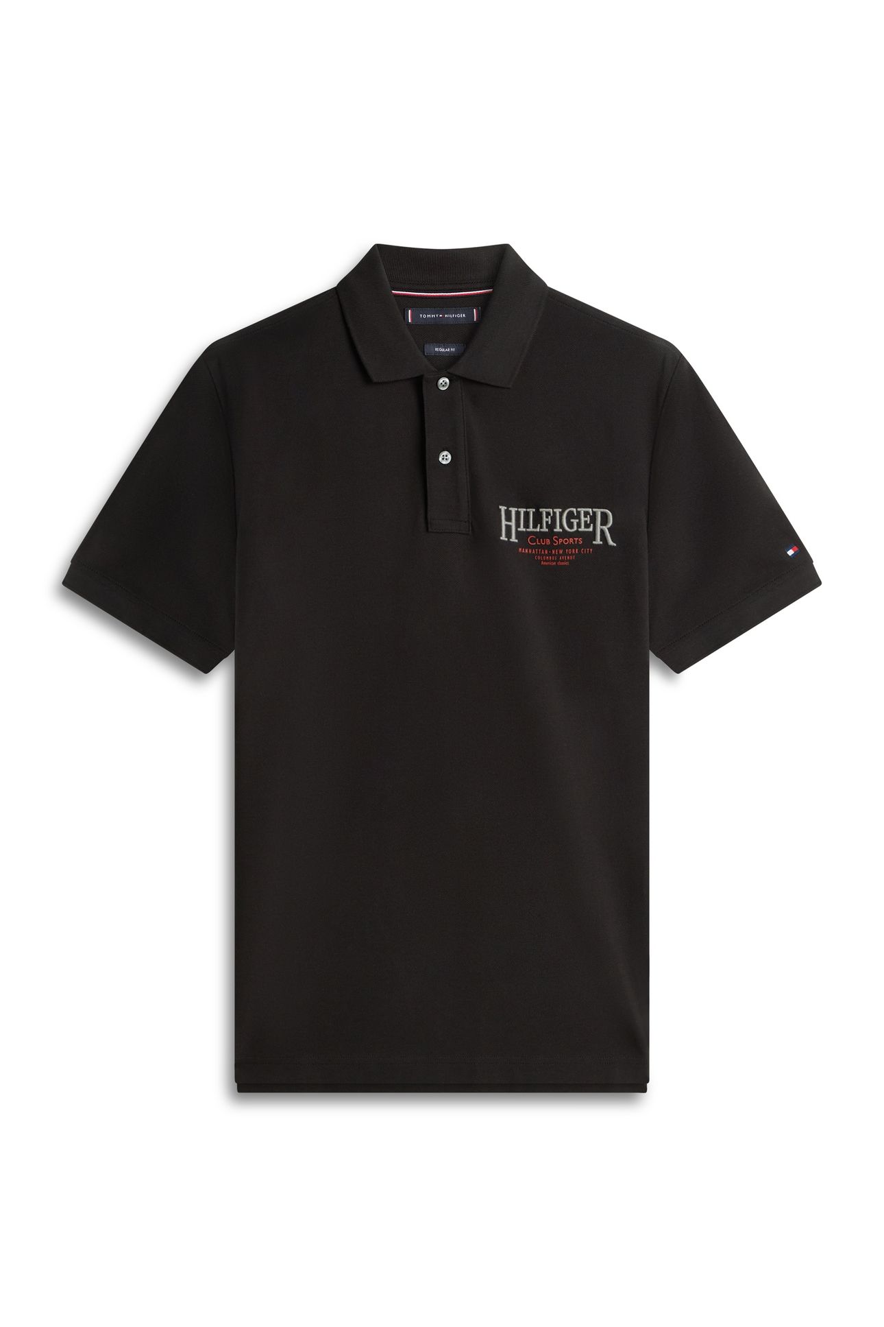 LEFT CHEST GRAPHIC POLO BLACK 4