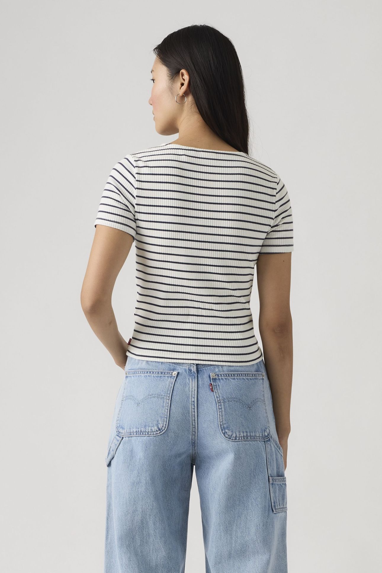 MUSE SS TEE PENELOPE STRIPE PEACOAT STRI 3