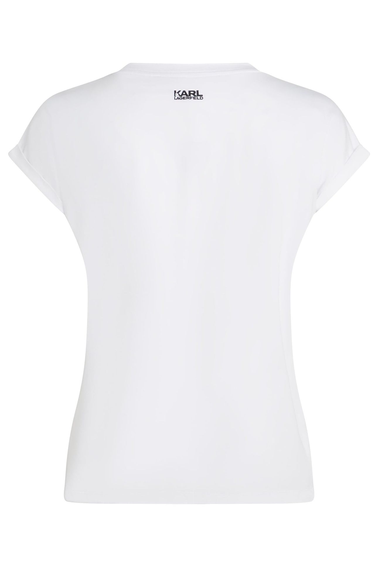 BIG IKON PRINT FLOWY T-SHIRT WHITE 2