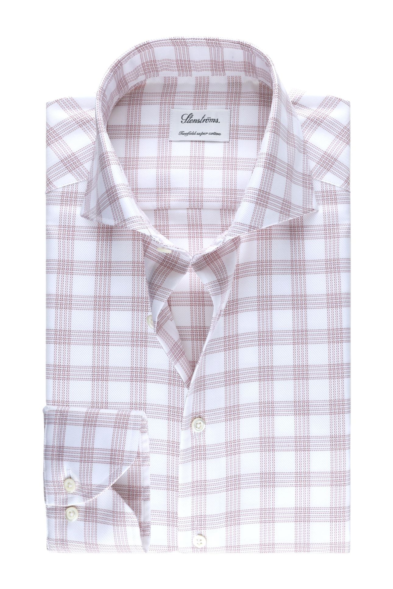 FITTED BODY/11, RC CUFF LIGHT PINK CHECK 1