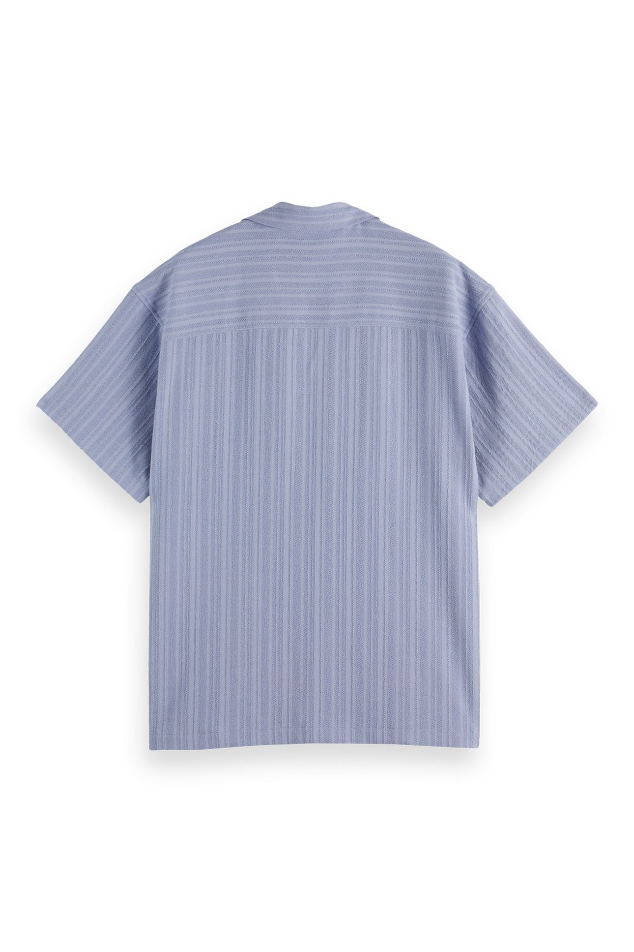 TONAL-STRIPED SHORT-SLEEVED SHIRT LANGUID LAVENDER 2