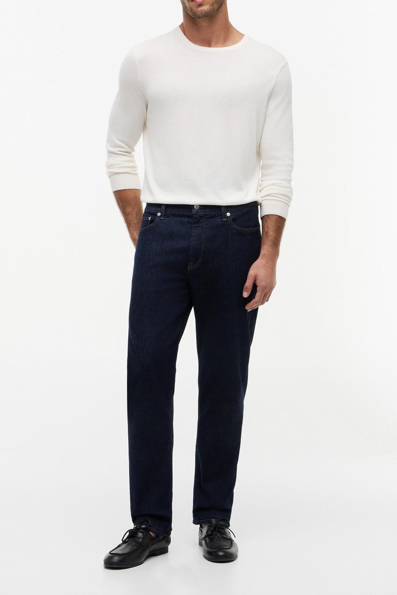 DC COTTON/LYOCELL SWEATER IVORY 1