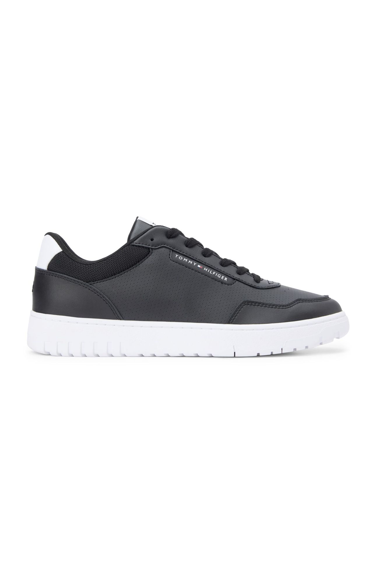 BASKET CORE LITE LEATHER SHOES BLACK 1