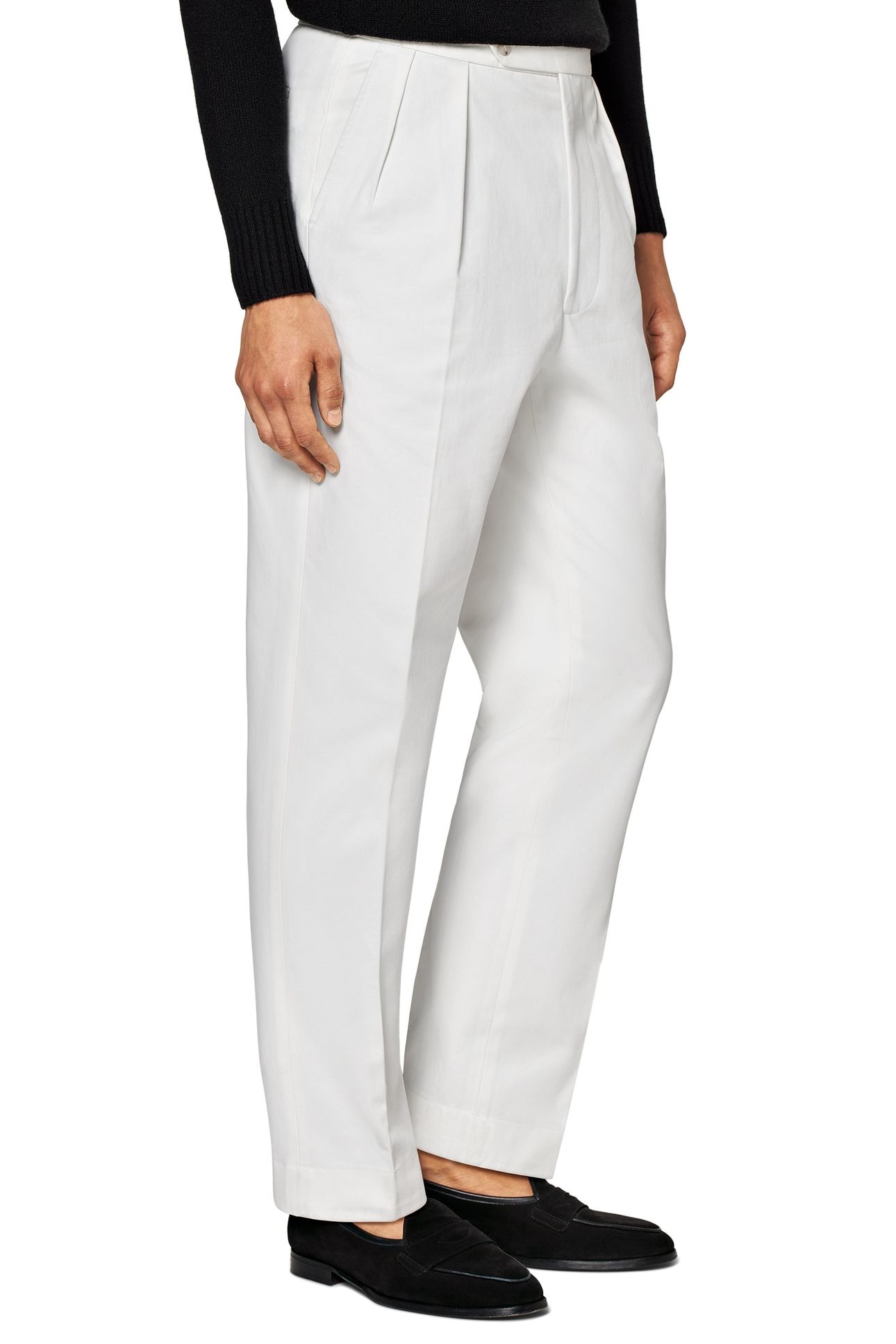 MIRA-OFF-WHITE FORMAL TROUSERS OFF-WHITE 4