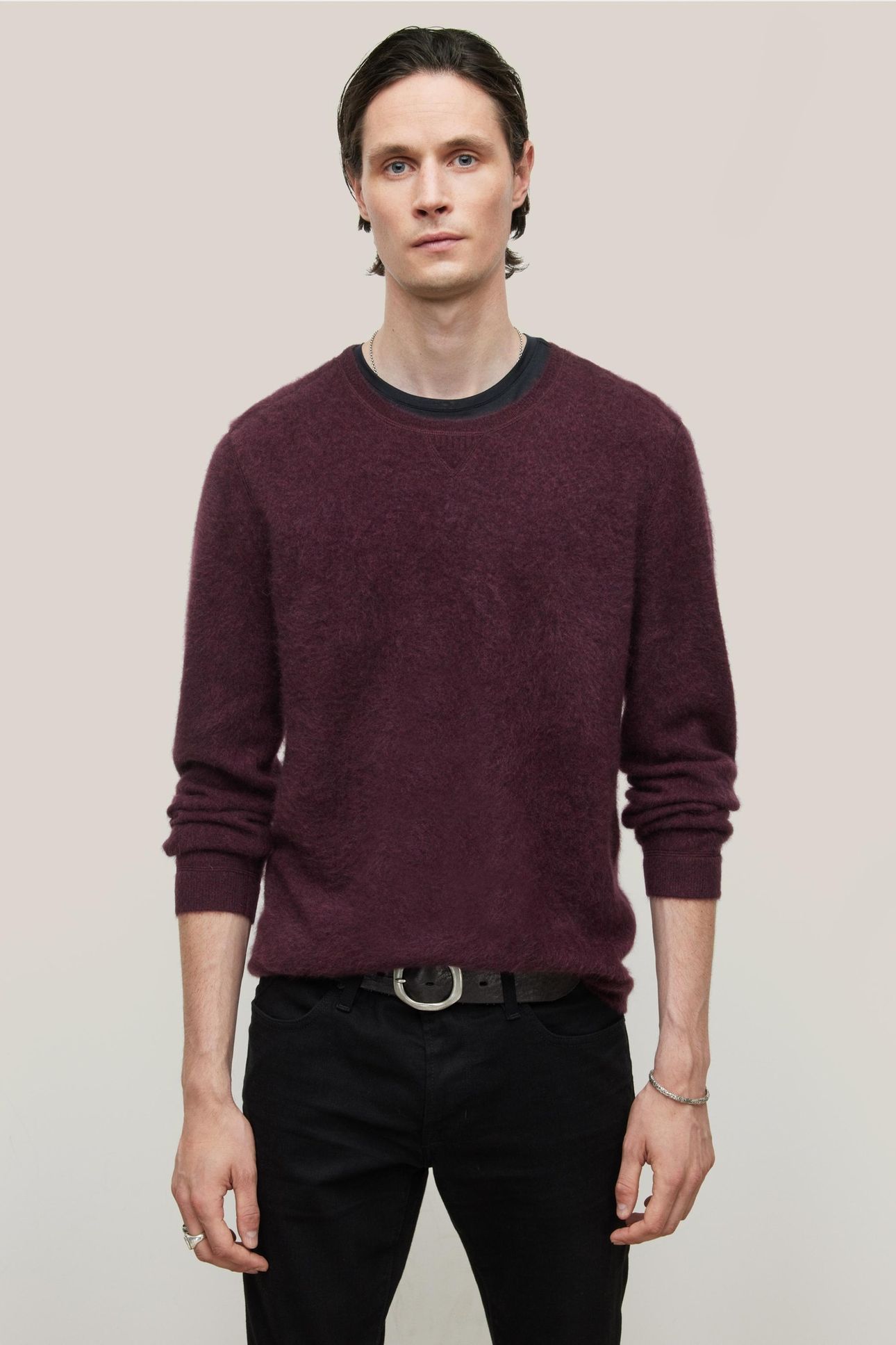 JONES REGULAR FIT LS BRUS MERLOT 1