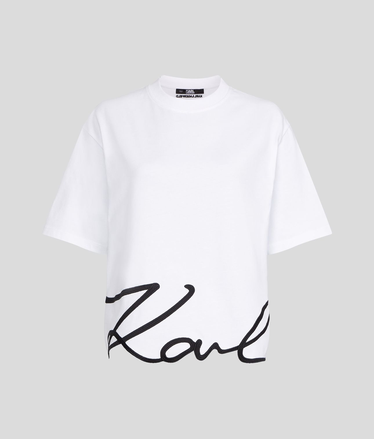 HEM SIGNATURE T-SHIRT WHITE 4