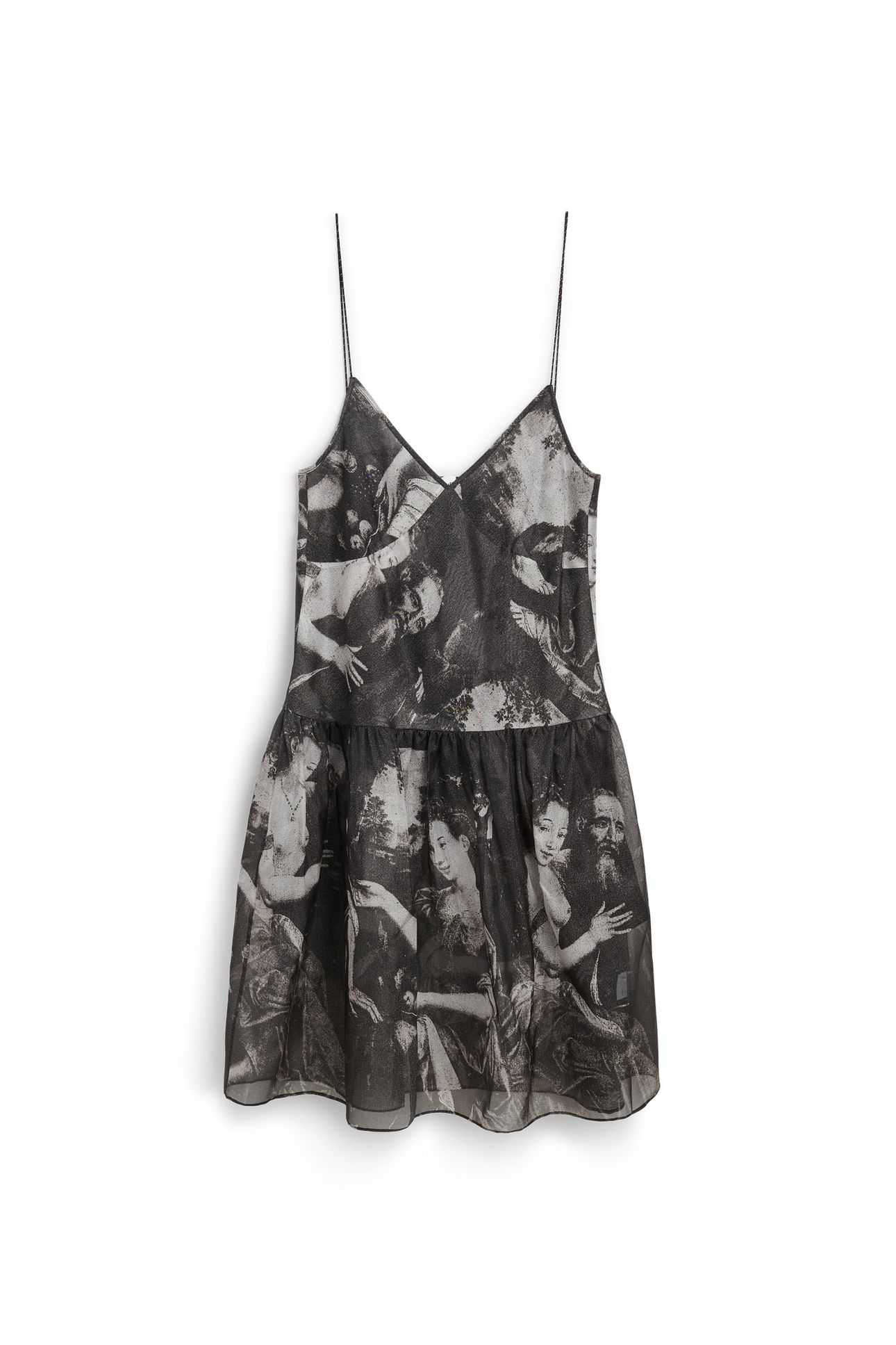 TANYA DRESS BLACK AOP 5
