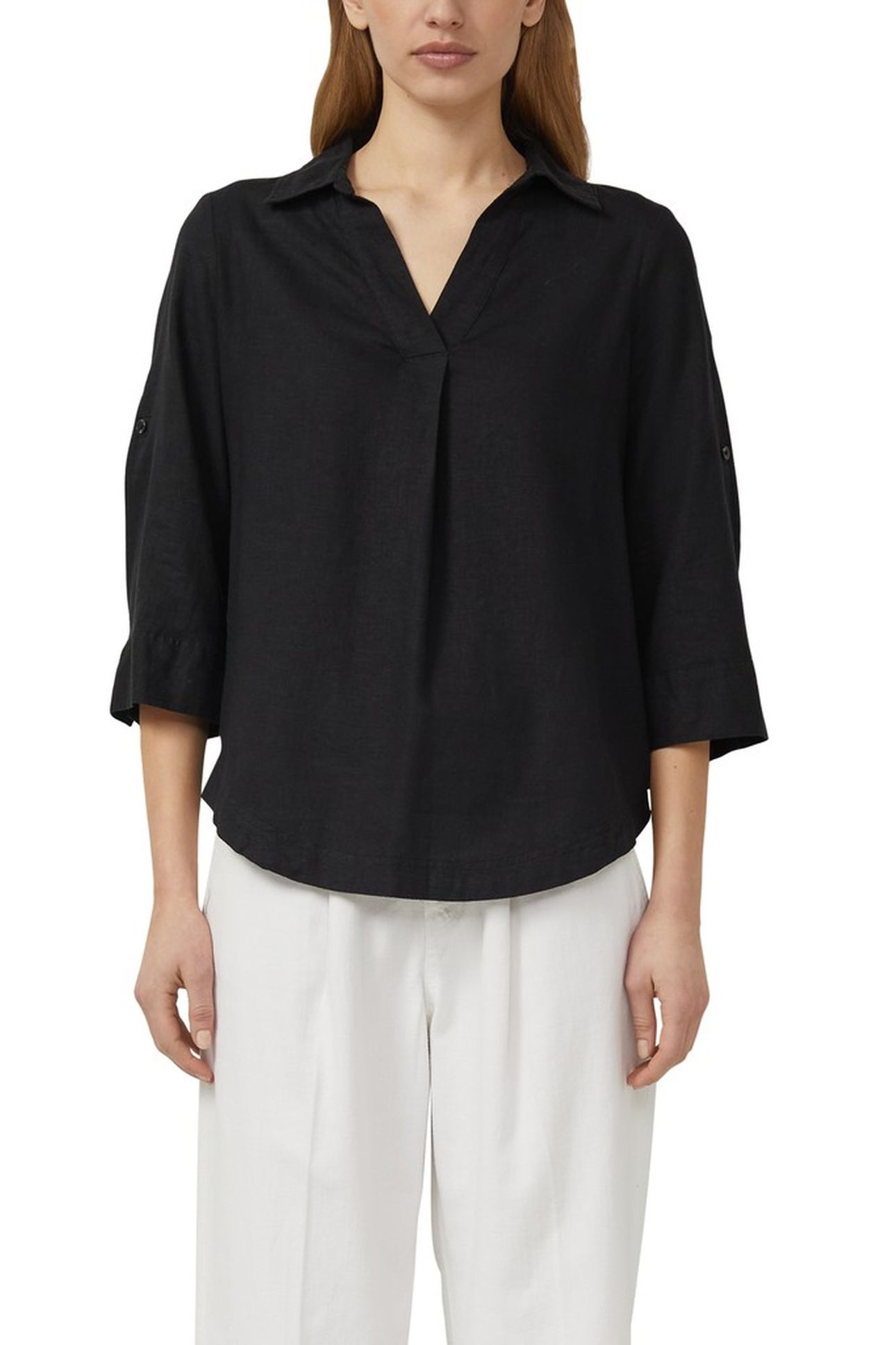 S.OLIVER BLOUSES BLACK 1