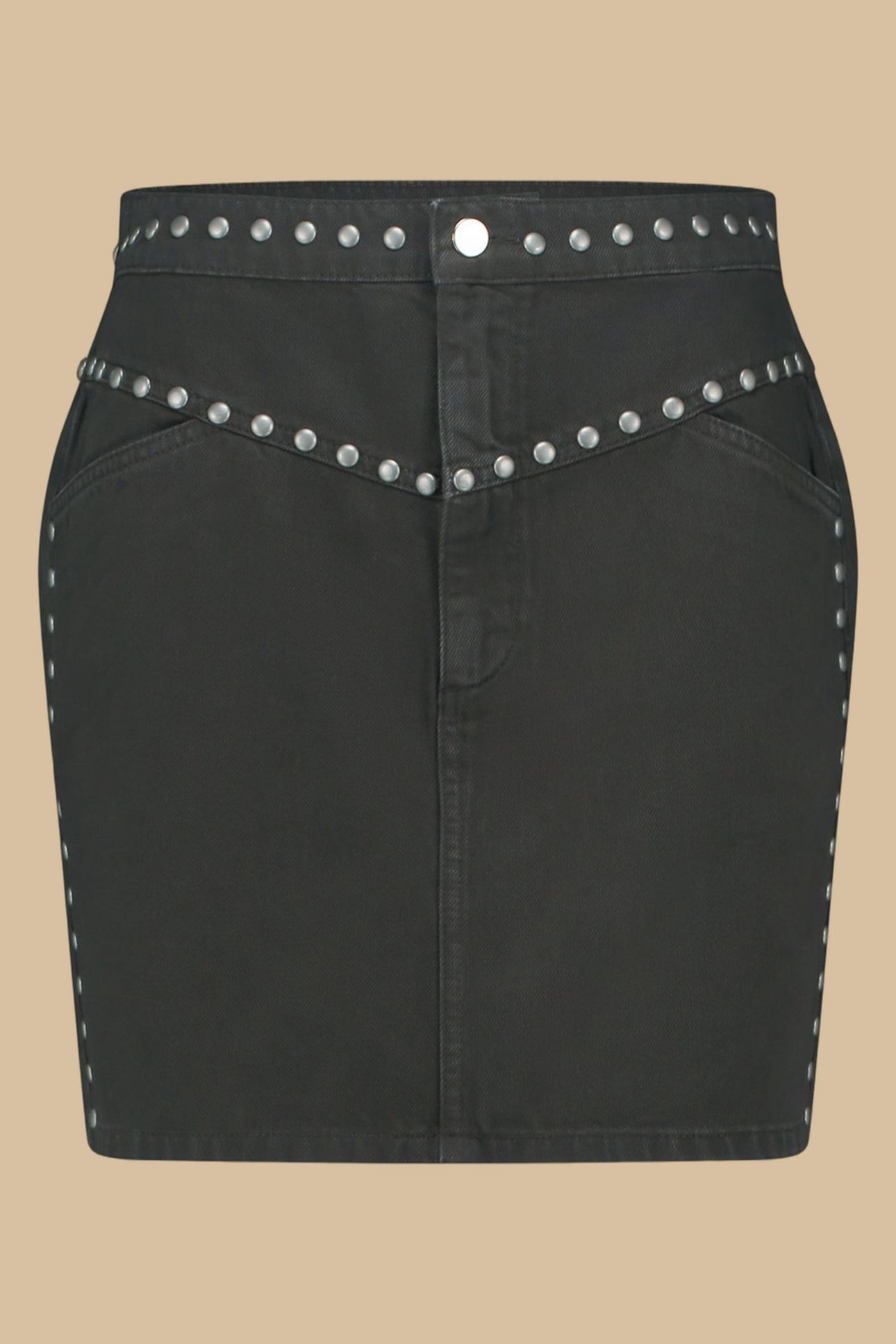 COCO SKIRT WASHED NERO 1