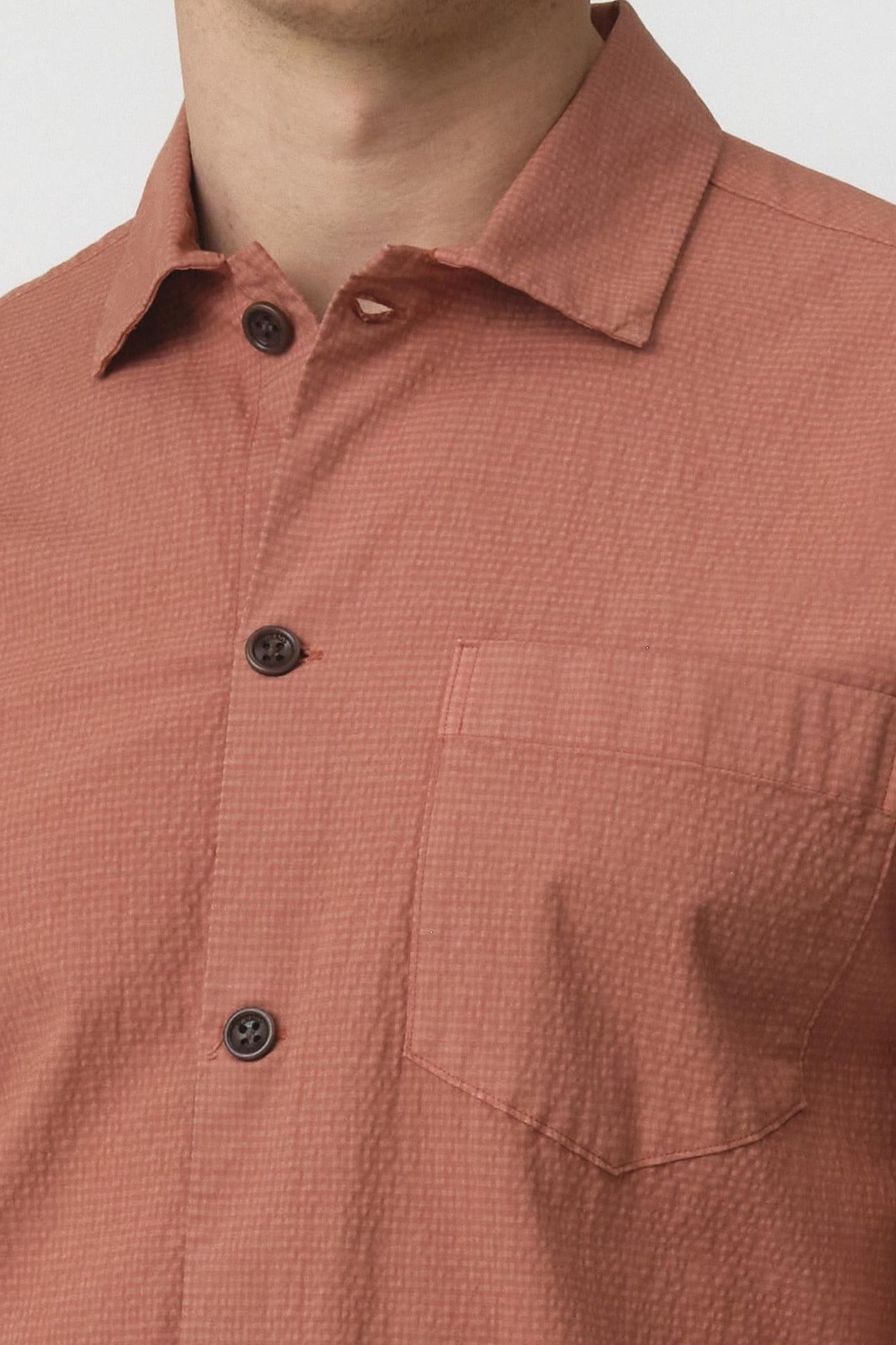 CASUAL SHIRT LM BROWN 5