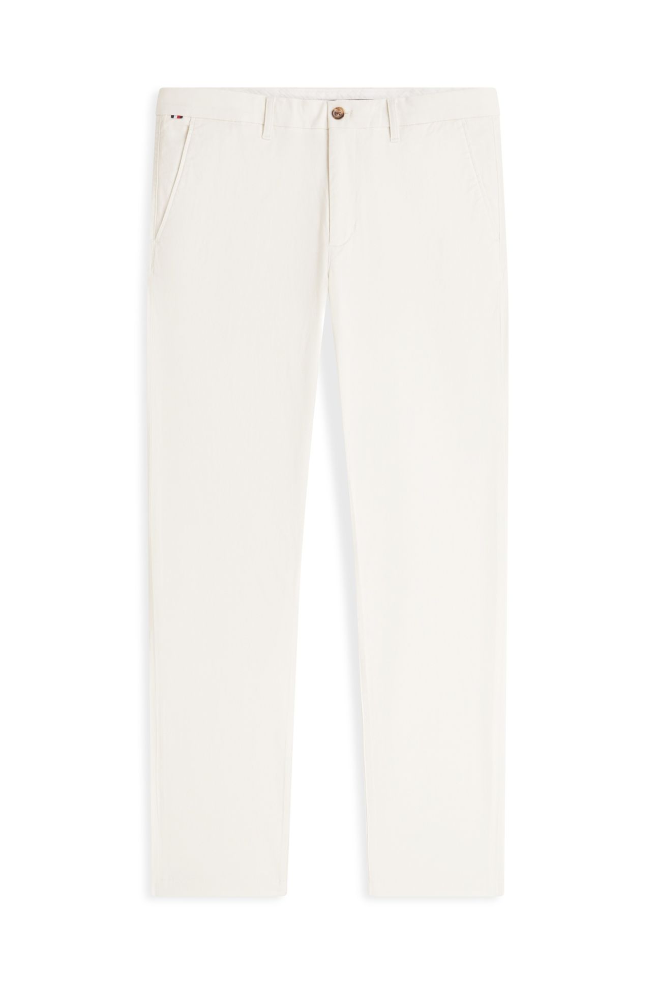 DENTON PRINTED STRUCTURED CHINO IVORY PETAL 4