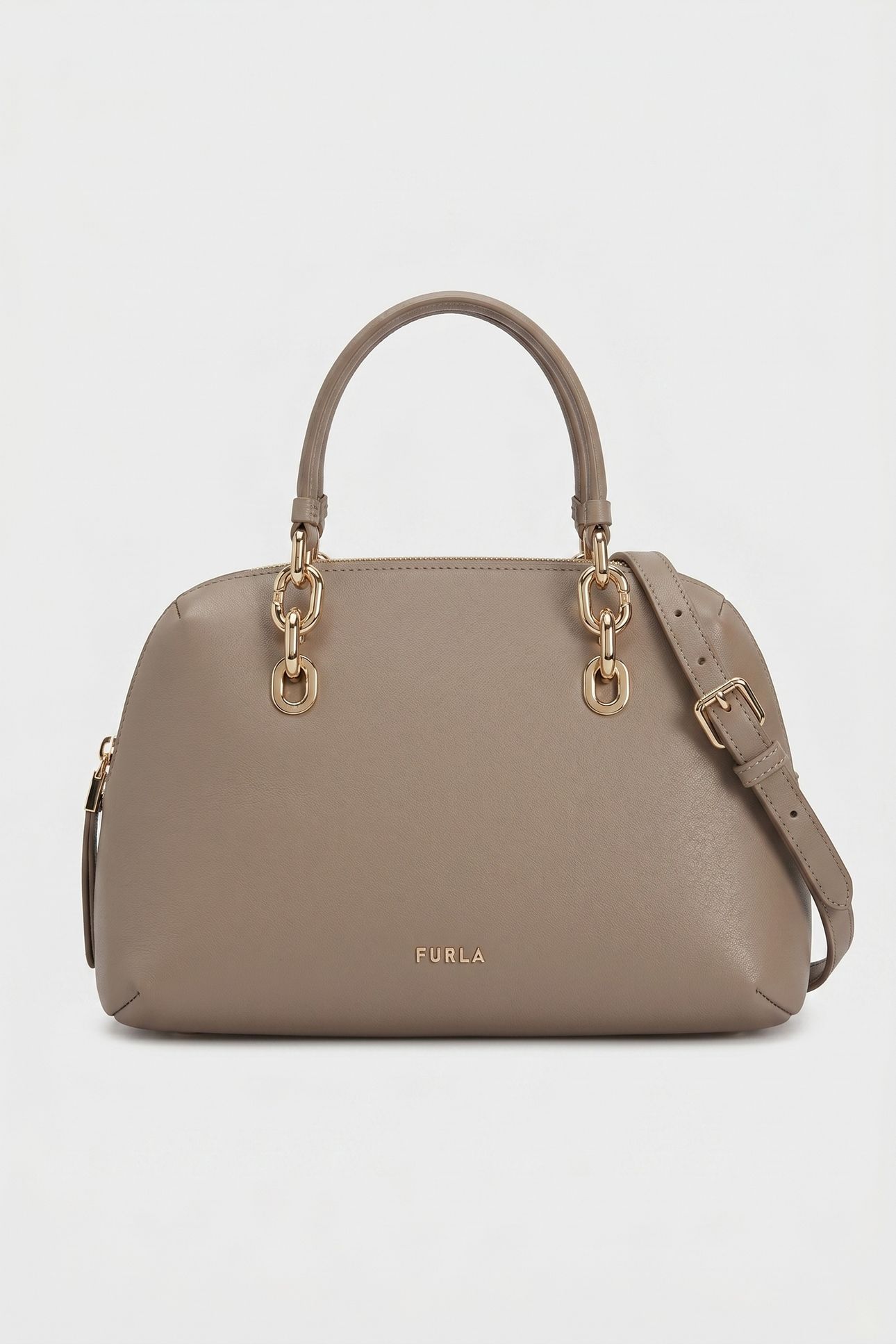 GALASSIA MEDIUM BOSTON BAG TAUPE 1