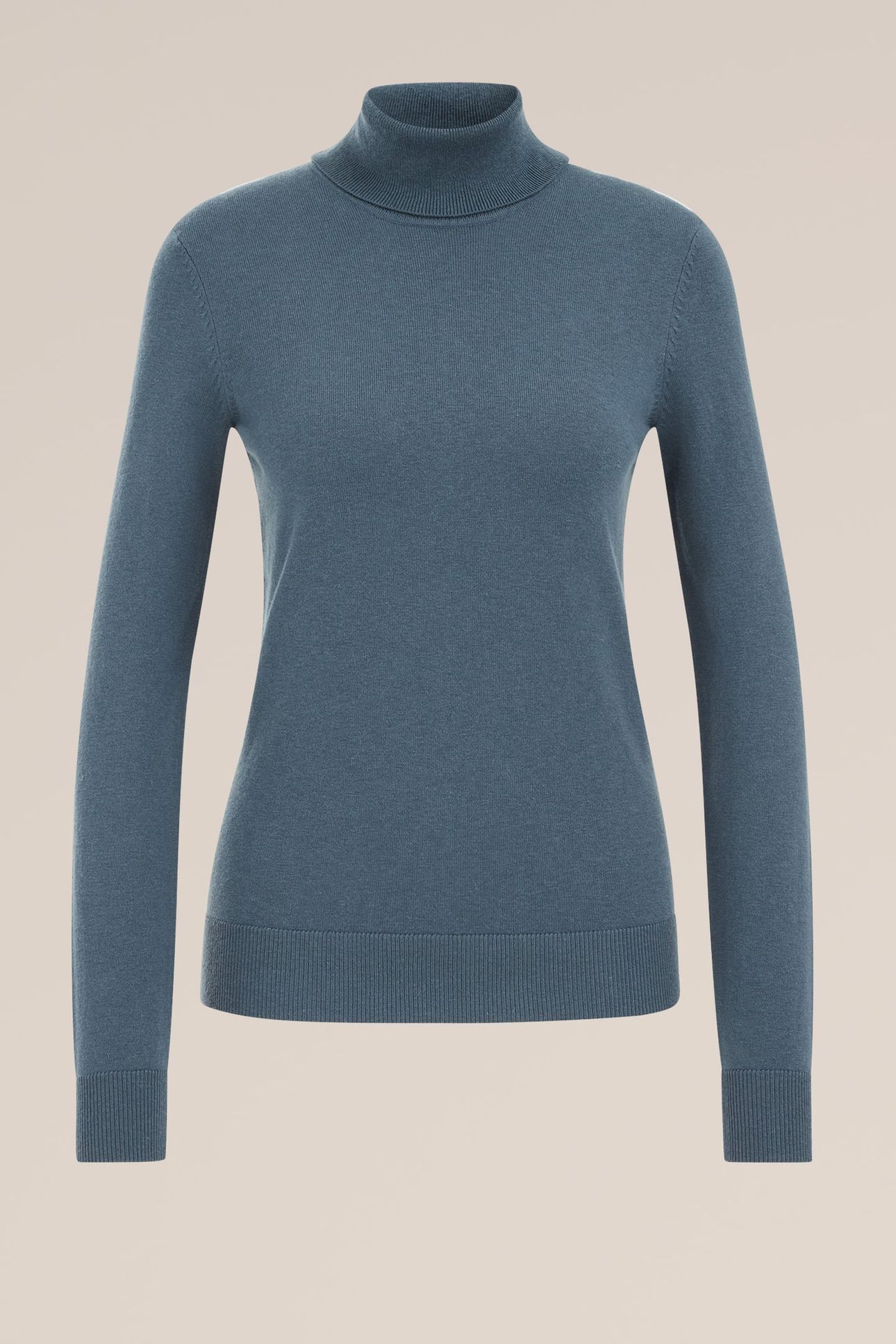 KNITTED PULLOVER GREYISH BLUE 4