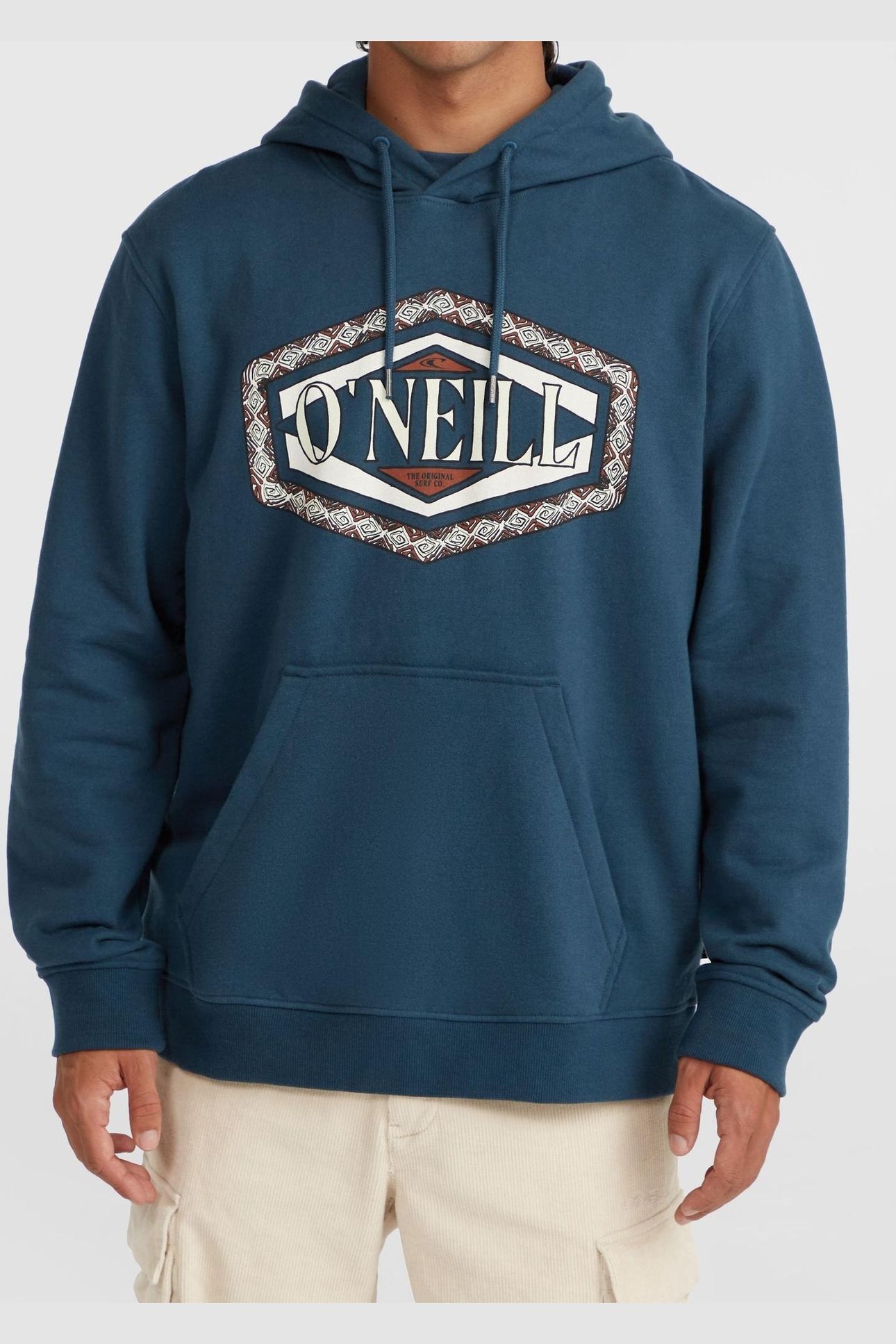 O'NEILL FRONT PRINT HOODIE ALMA STEEL 2
