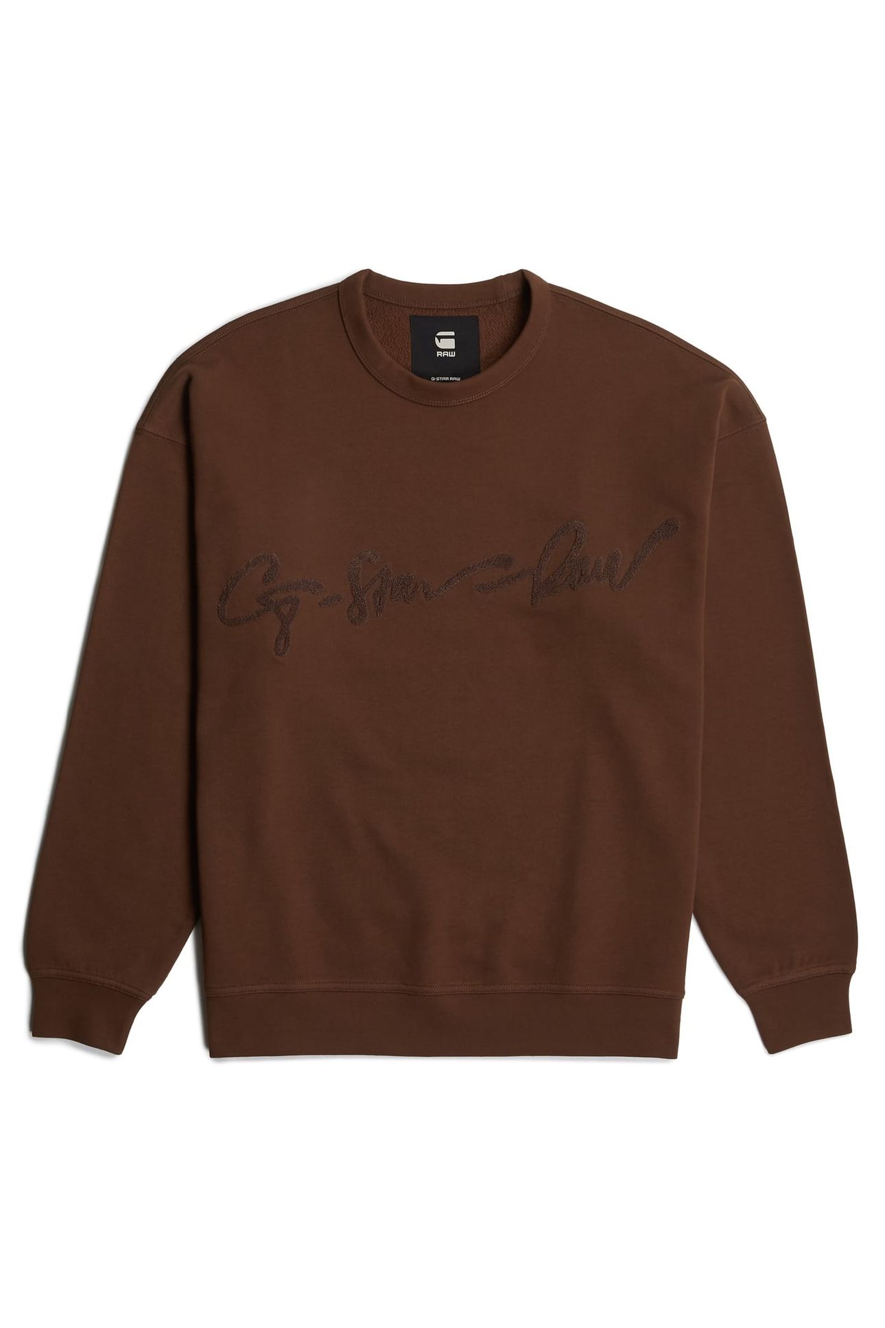 CHENILLE G-SCRIPT LOOSE SWEATER PLUM 4