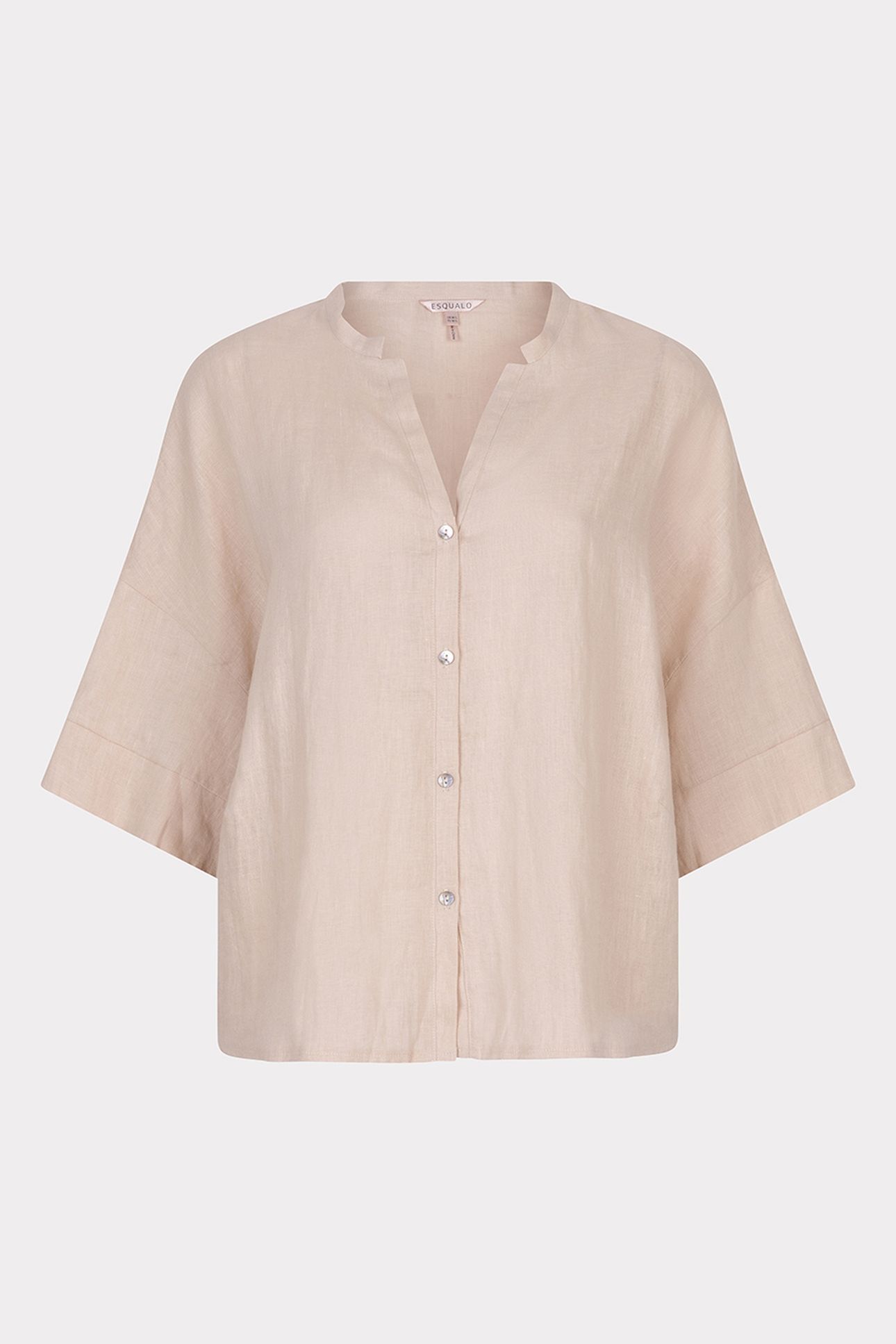BLOUSE OVERSIZED LINEN SAND 4