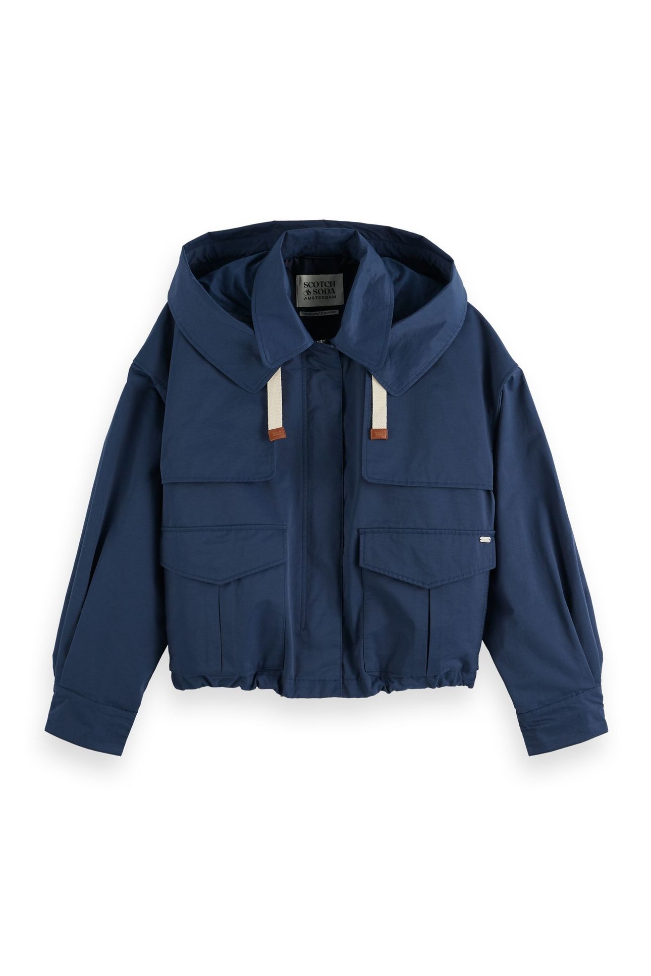 COTTON BLEND SUMMER JACKET ATLANTIC BLUE 3