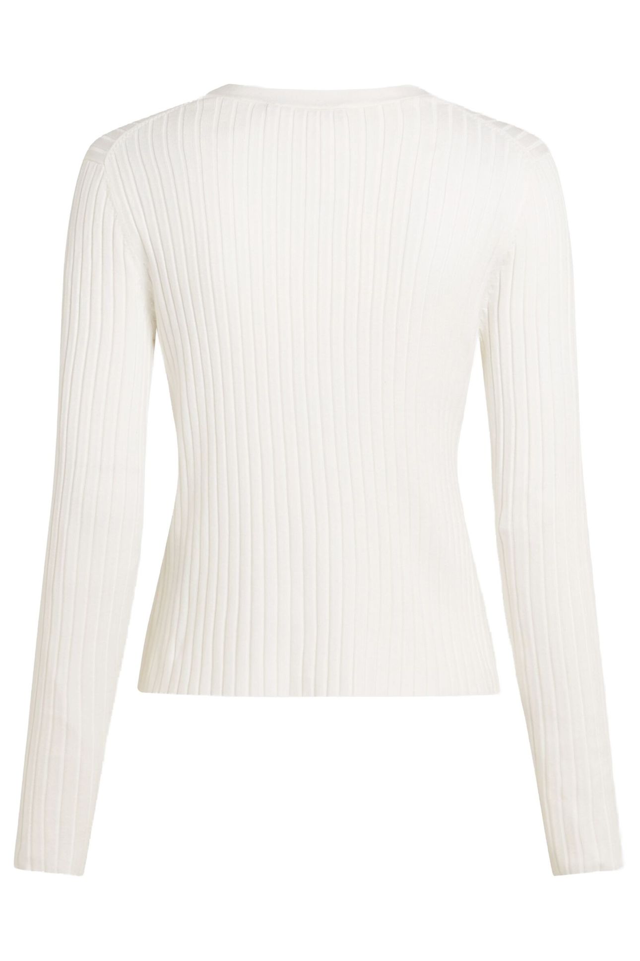 K BUTTON KNIT CARDIGAN SNOW WHITE 2