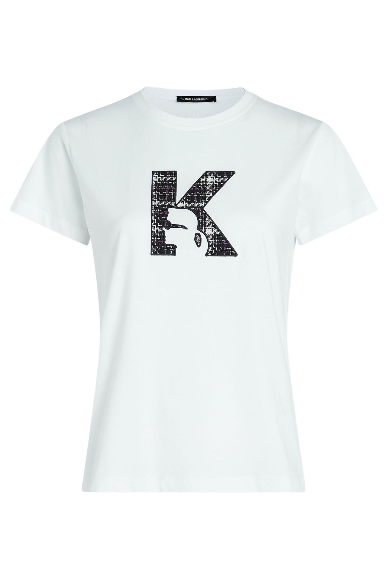 K BOUCLE T-SHIRT WHITE 1