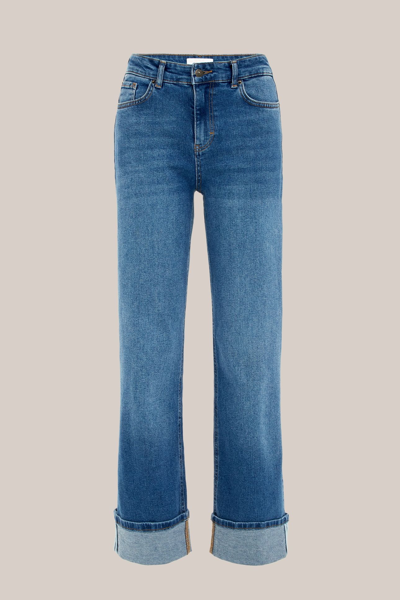 5-POCKET HIGH RISE DARK BLUE 4