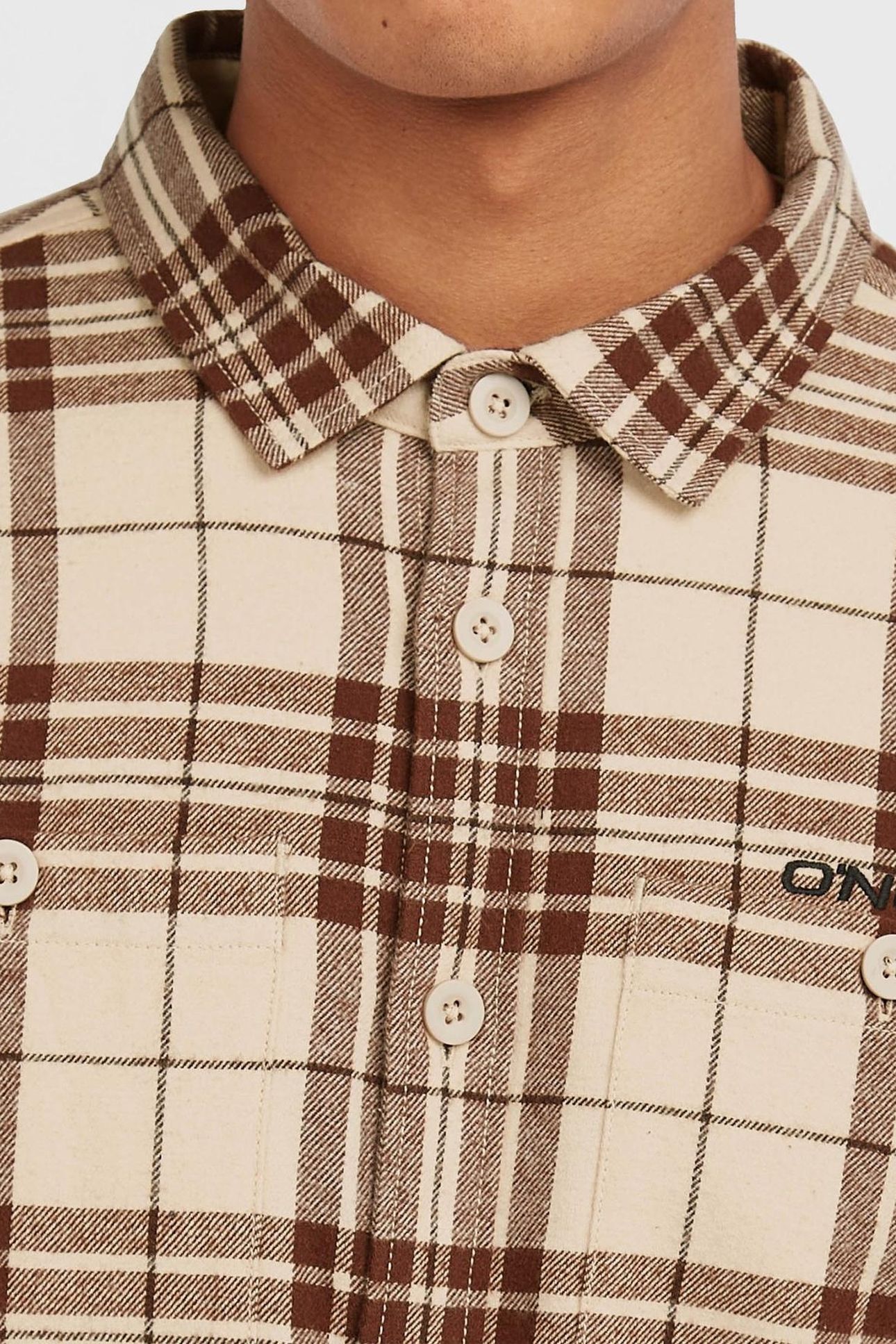 O'NEILL MUST-HAVE FLANNEL SHIRT BEIGE FLANNEL CHECK 8