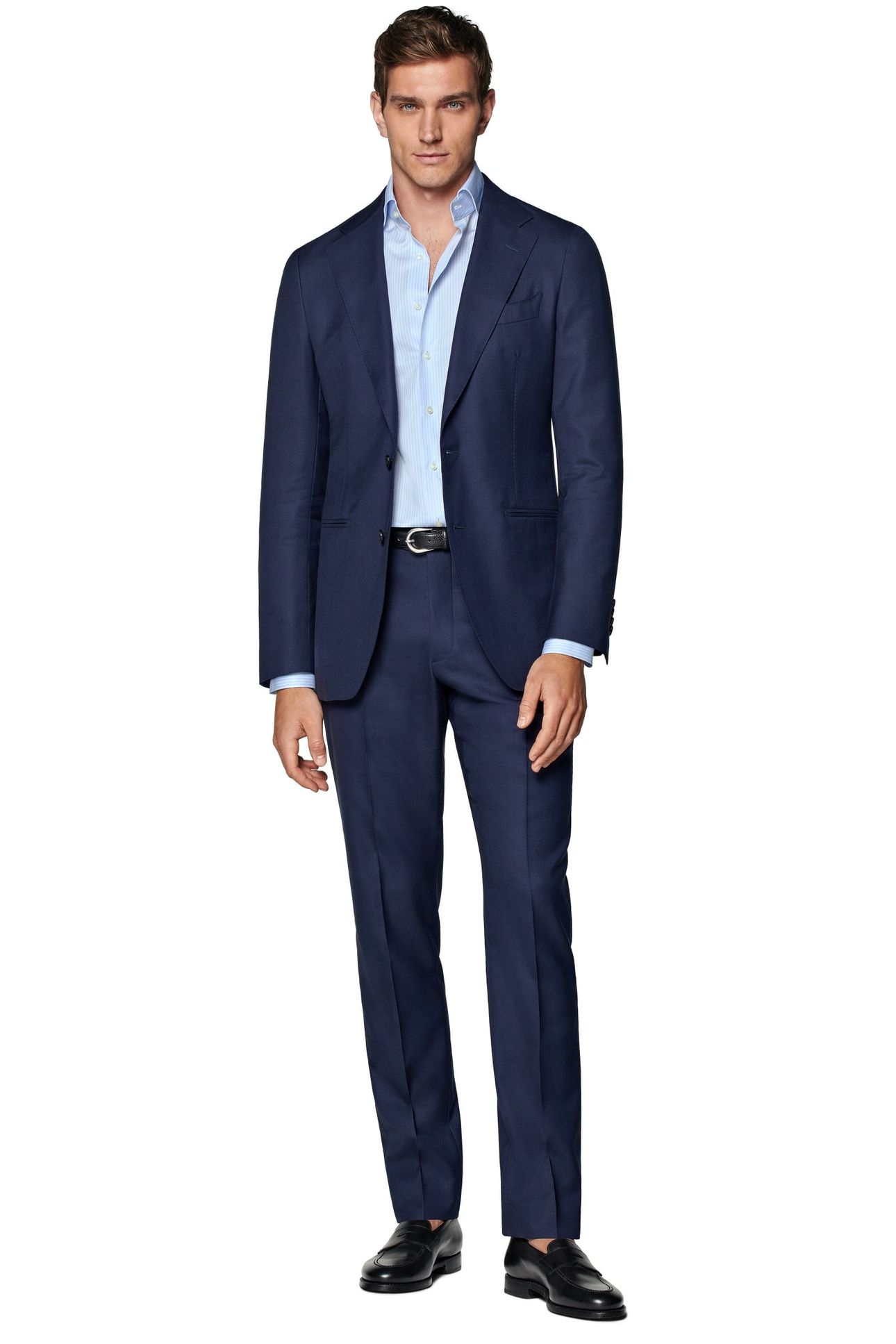 PURE WOOL S150'S HAVANA NESTED SUITS NAVY 1