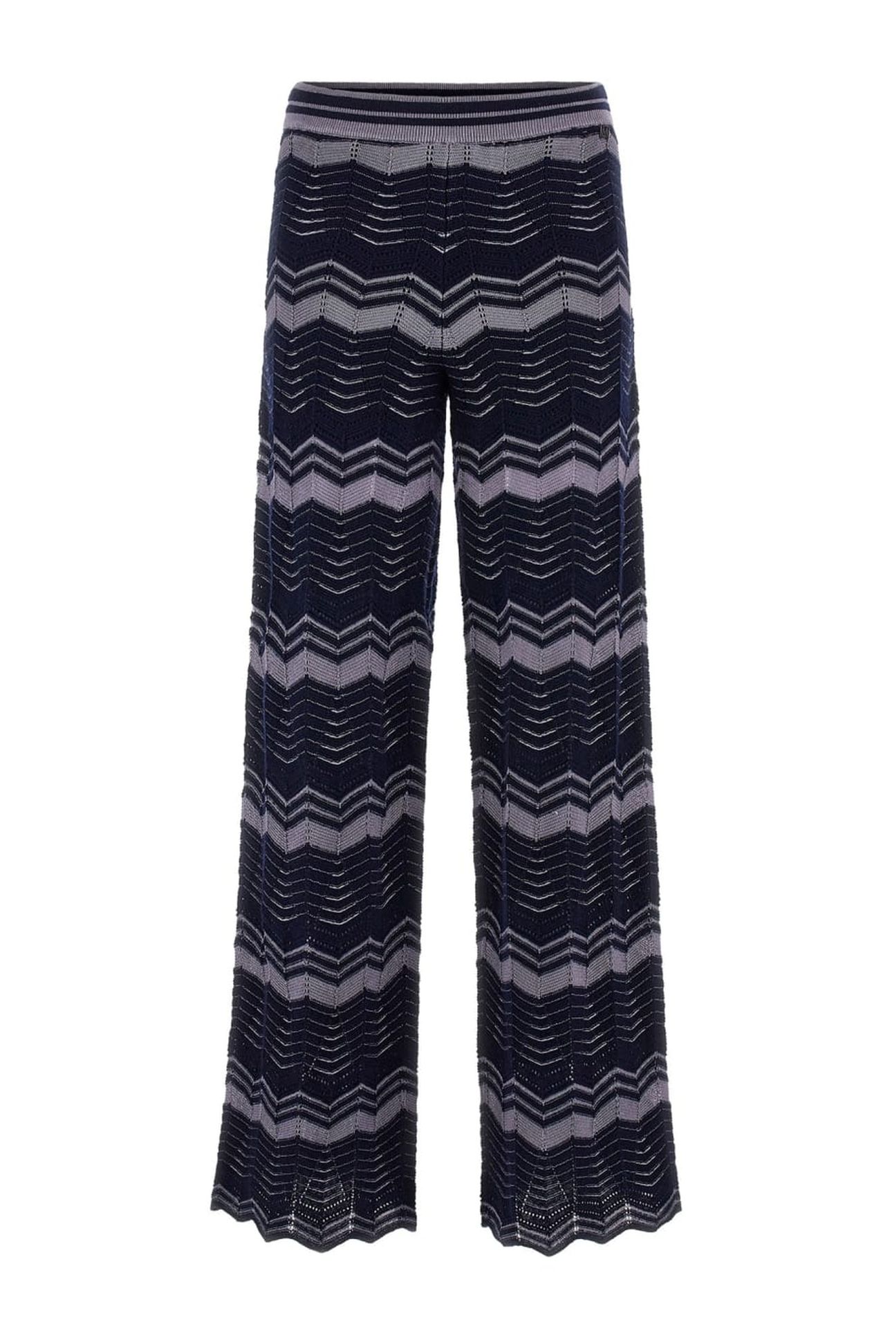 RITA WIDE LEG PANT S NAVY AND SPRING IRIS 1