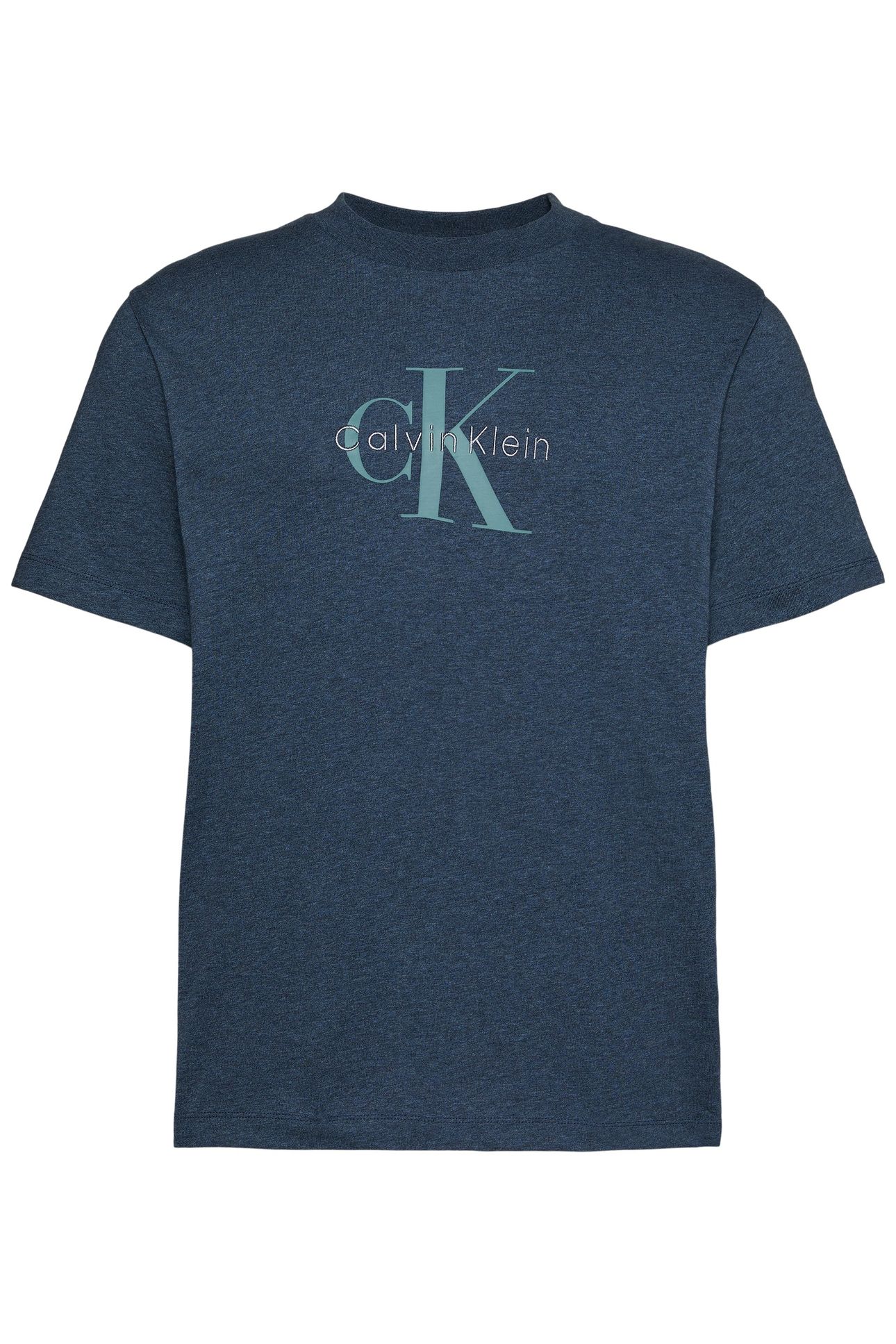 SS HERO MONOLOGO TEE NEARLY NAVY HEATHER 3