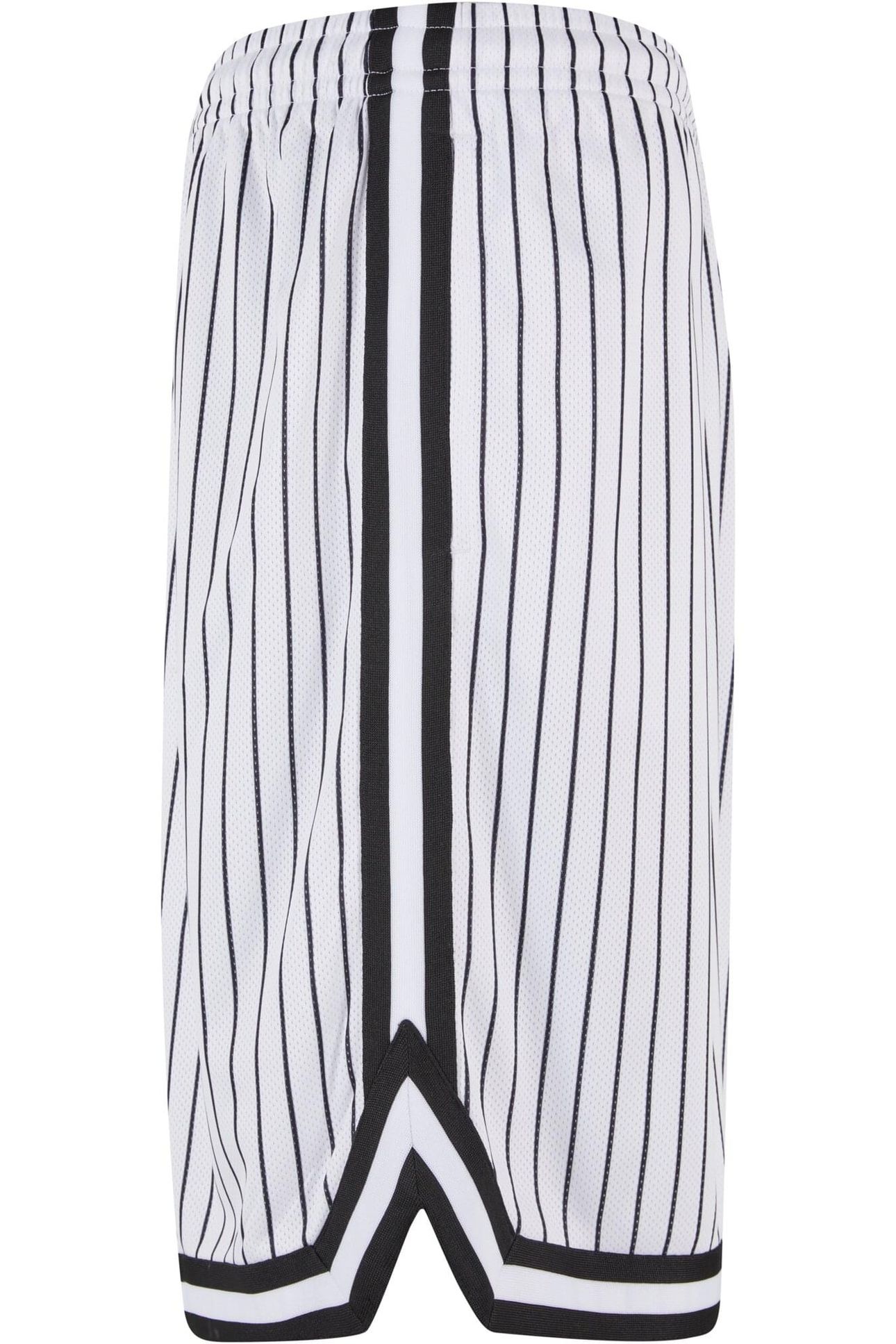 STRIPED MESH SHORTS WHITE/BLACK 7