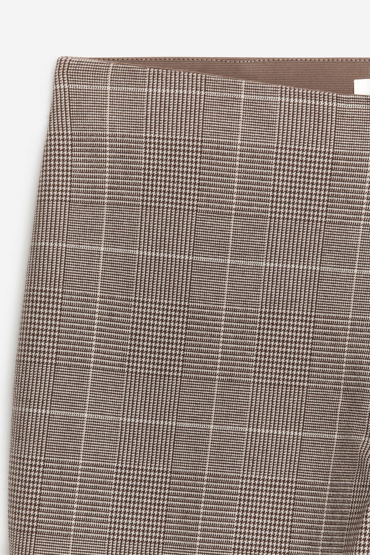 EPOK CHECK TROUSERS BROWN 4
