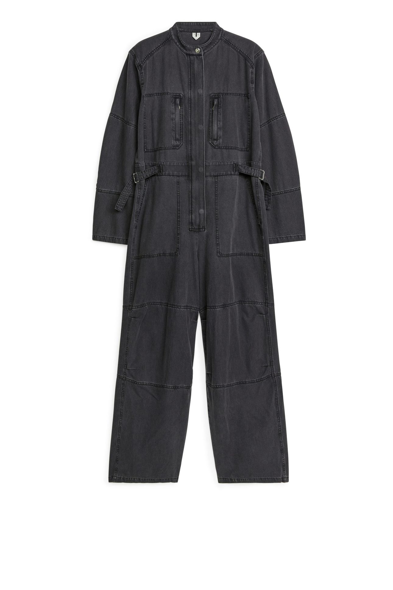 ELDRA DENIM JUMPSUIT GREY 3